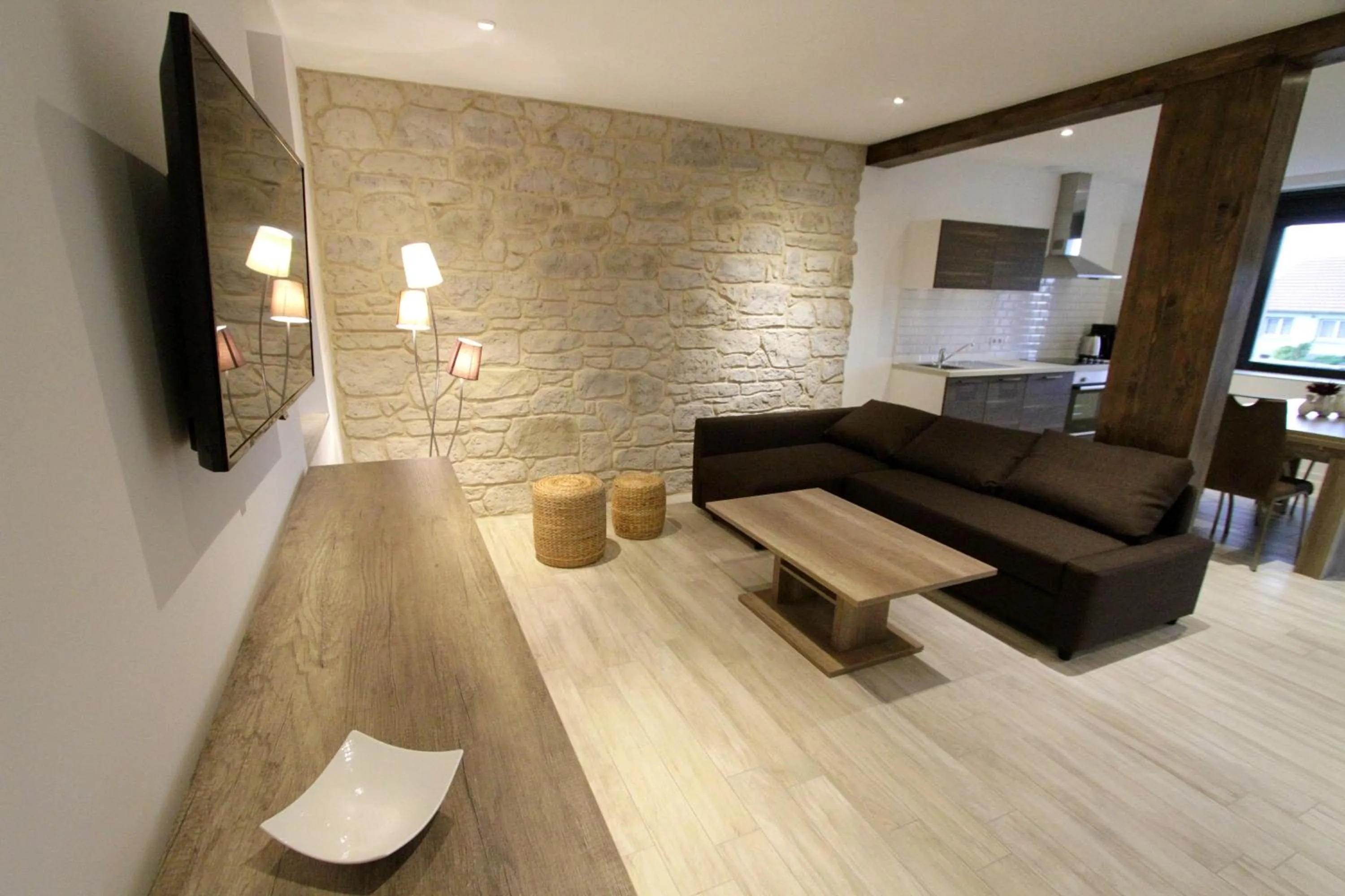 Living room in Le Moulin d'Oscar & Spa - Mulhouse Nord