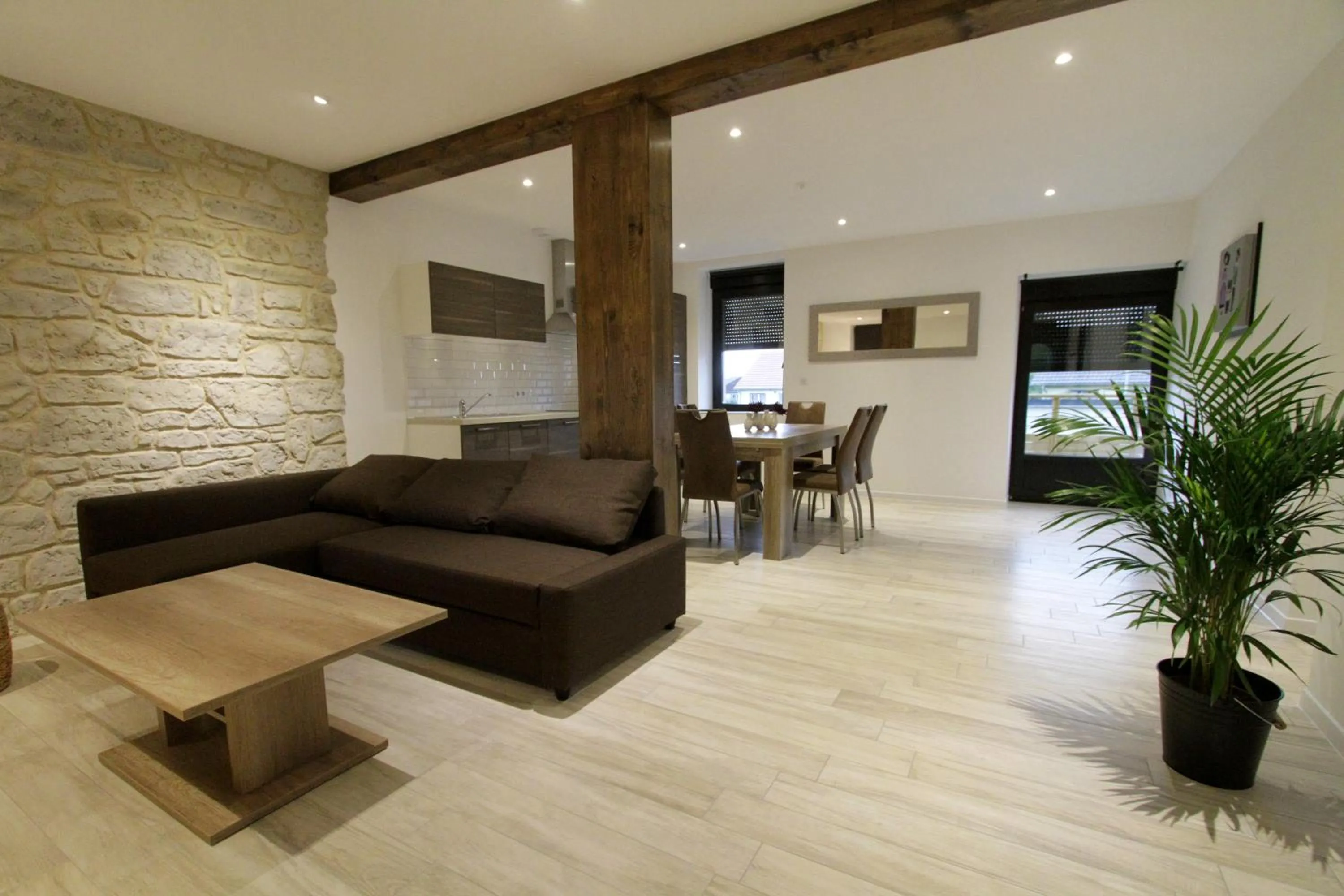 Living room in Le Moulin d'Oscar & Spa - Mulhouse Nord