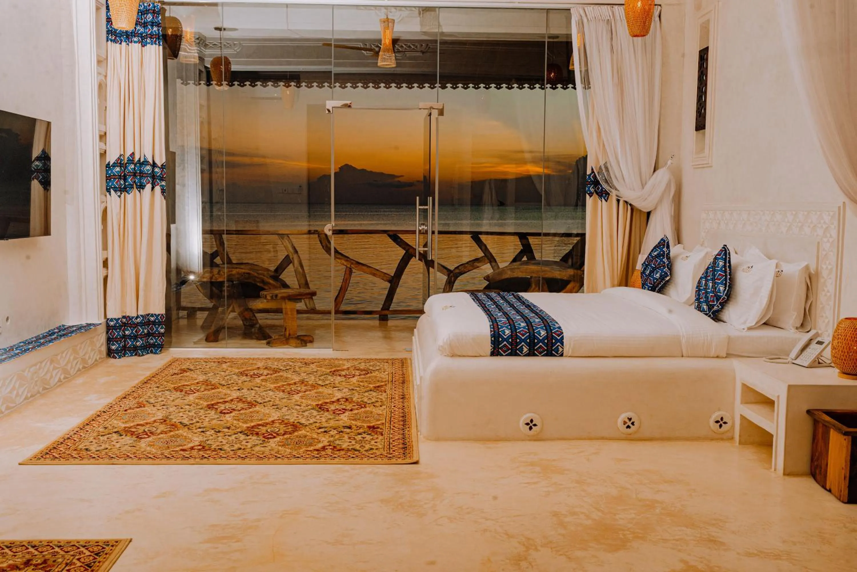 Bed in Royal Cliff Zanzibar