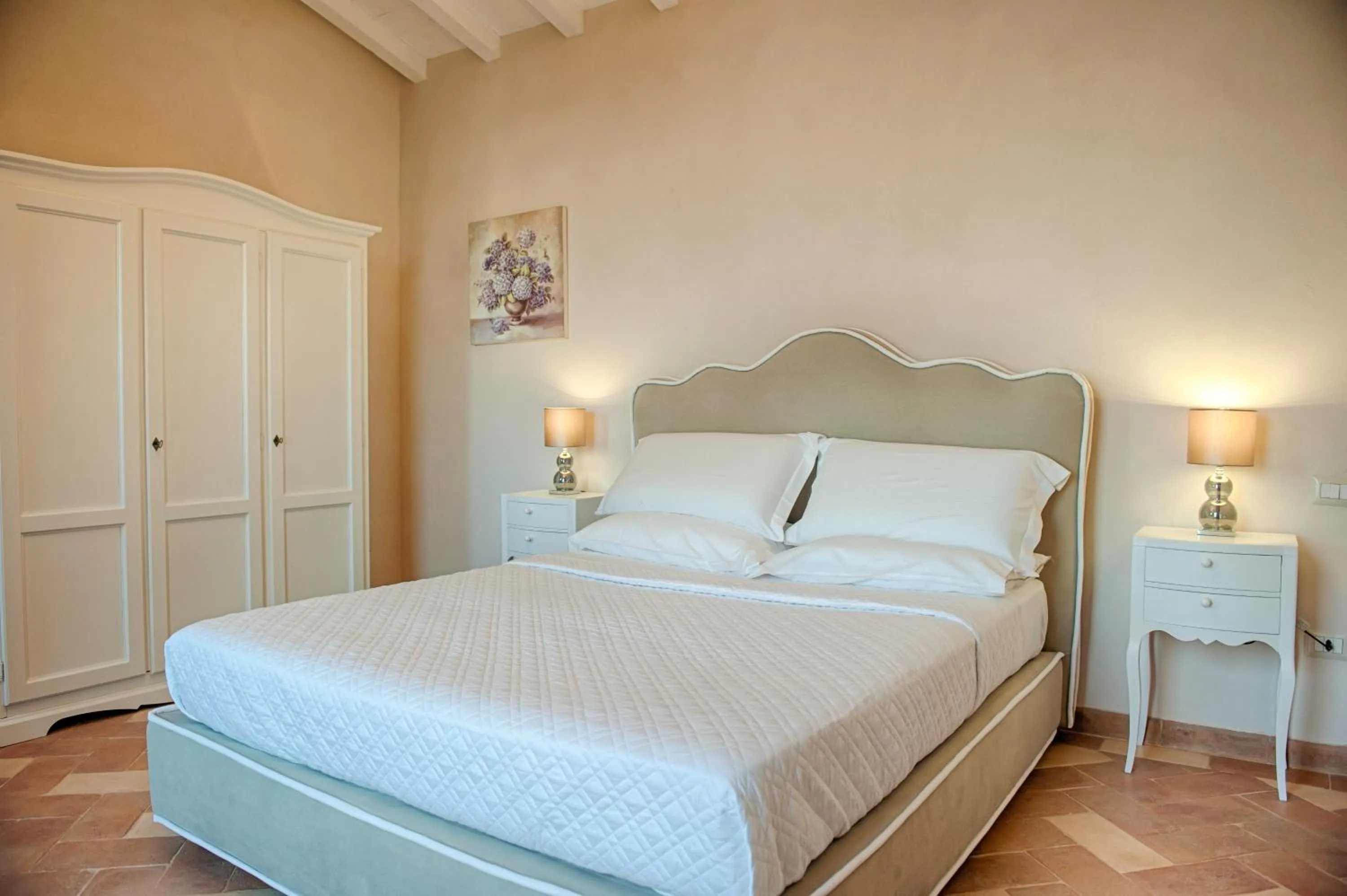 Bed in Antica Quercia Villa & Spa