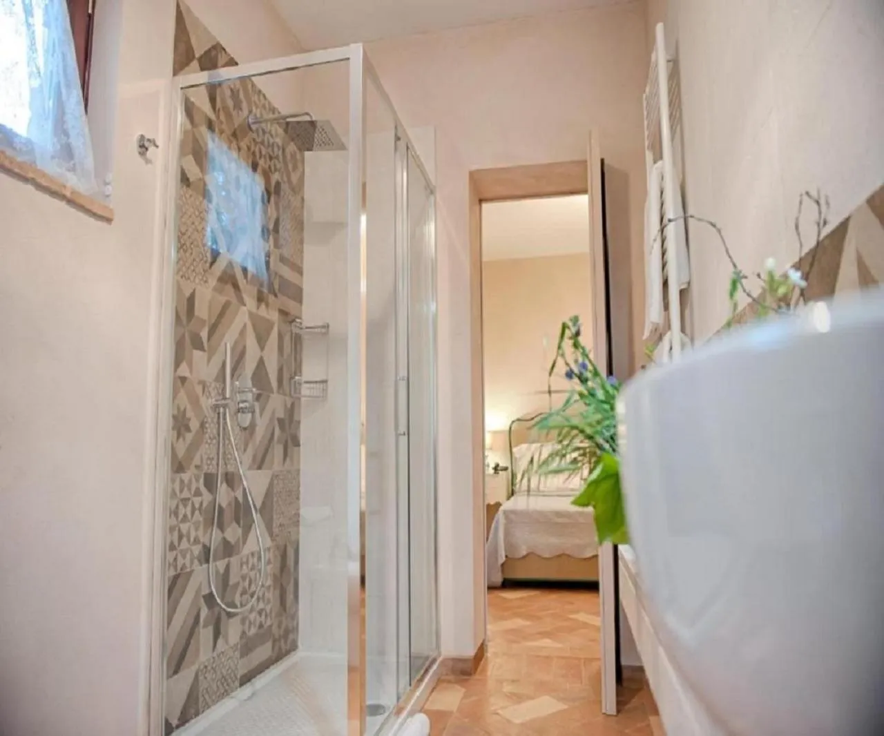 Shower in Antica Quercia Villa & Spa