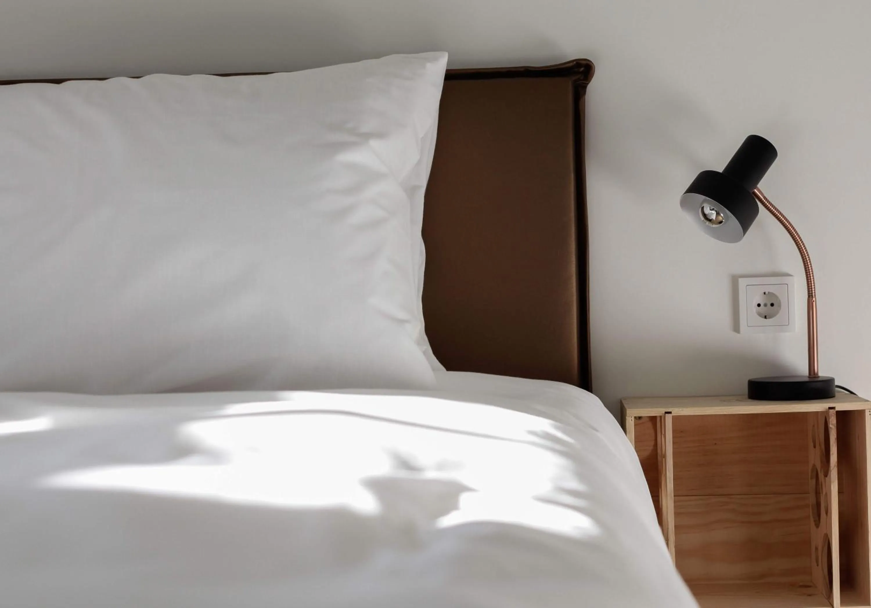 Decorative detail, Bed in Boutique Hotel Nieuw Uilenburg