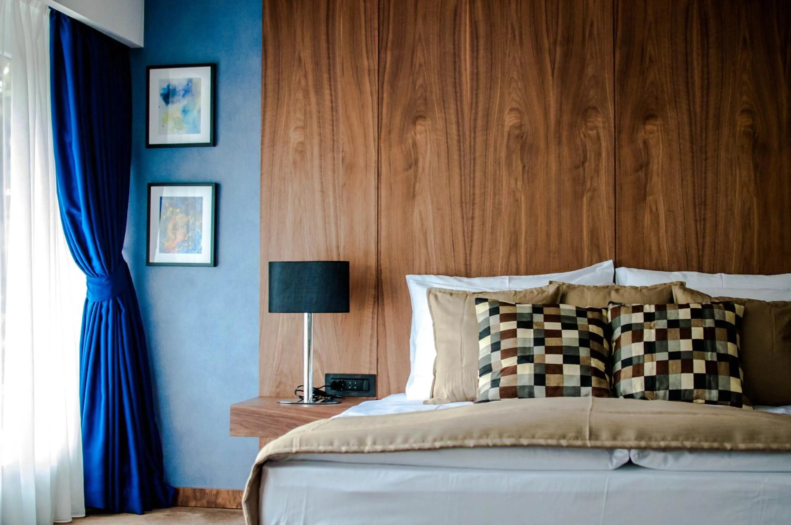 Bed in Nomad Luxury Suites