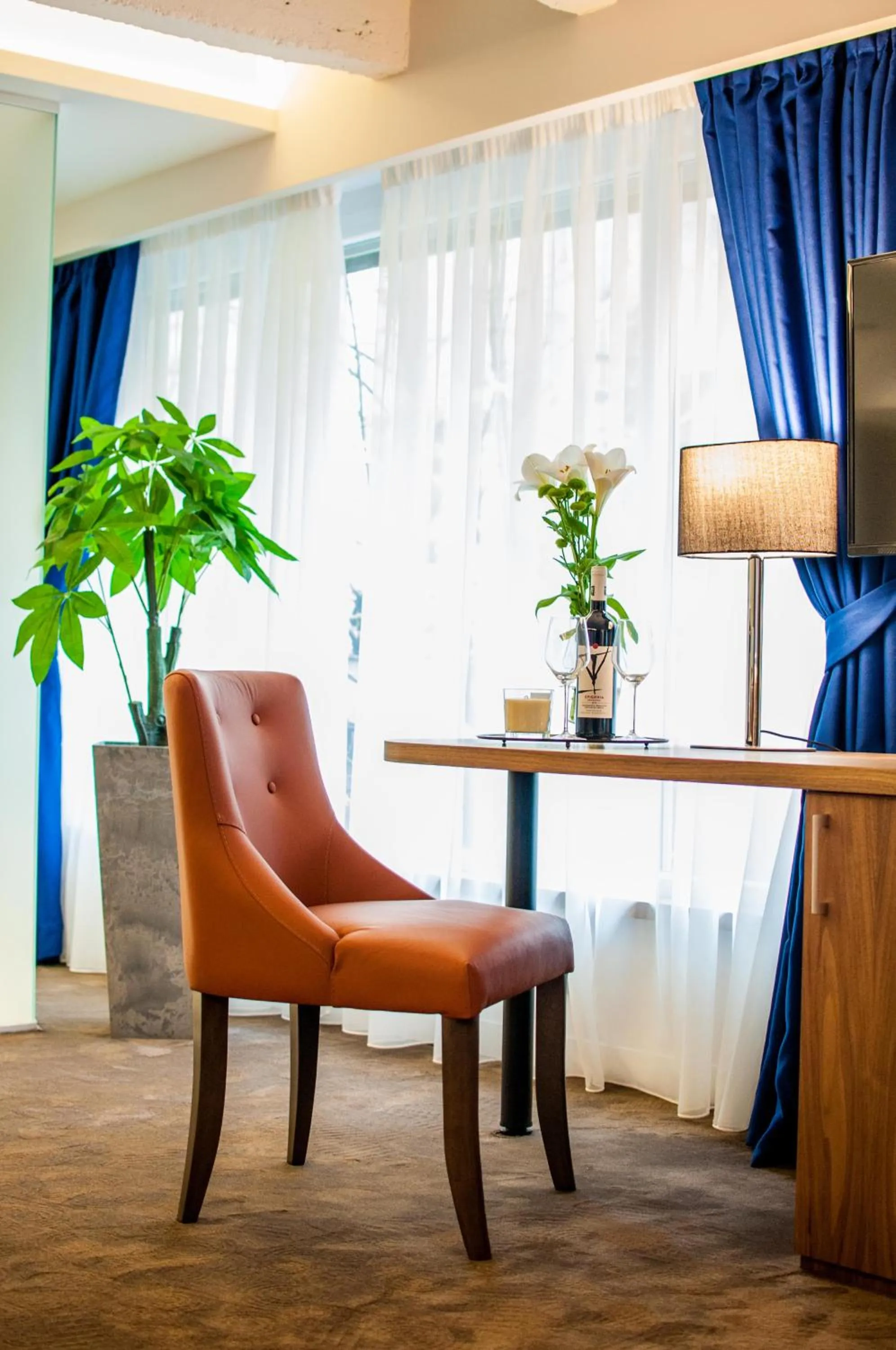 Bed in Nomad Luxury Suites