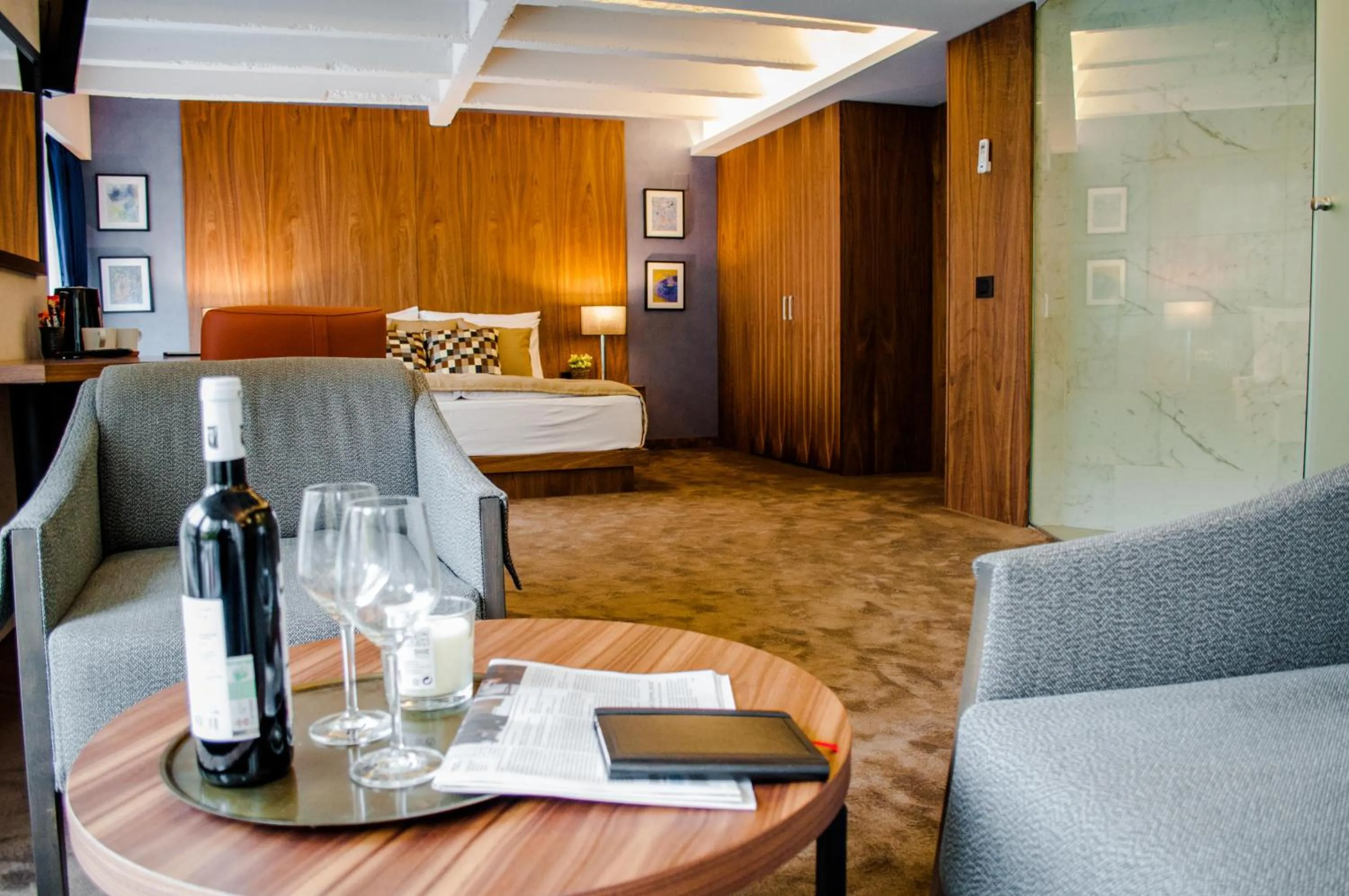 Bathroom, Bed in Nomad Luxury Suites