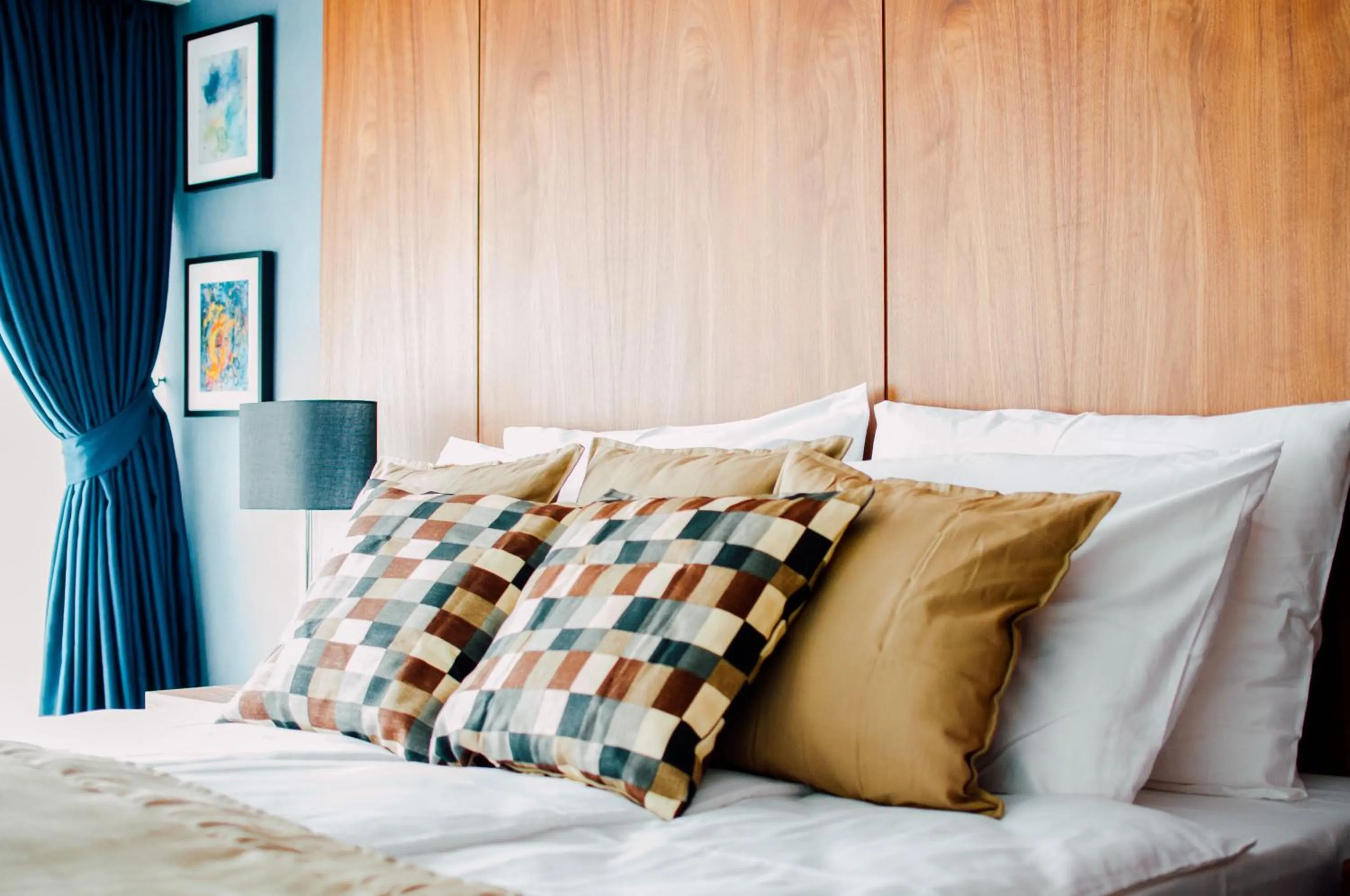 Shower, Bed in Nomad Luxury Suites