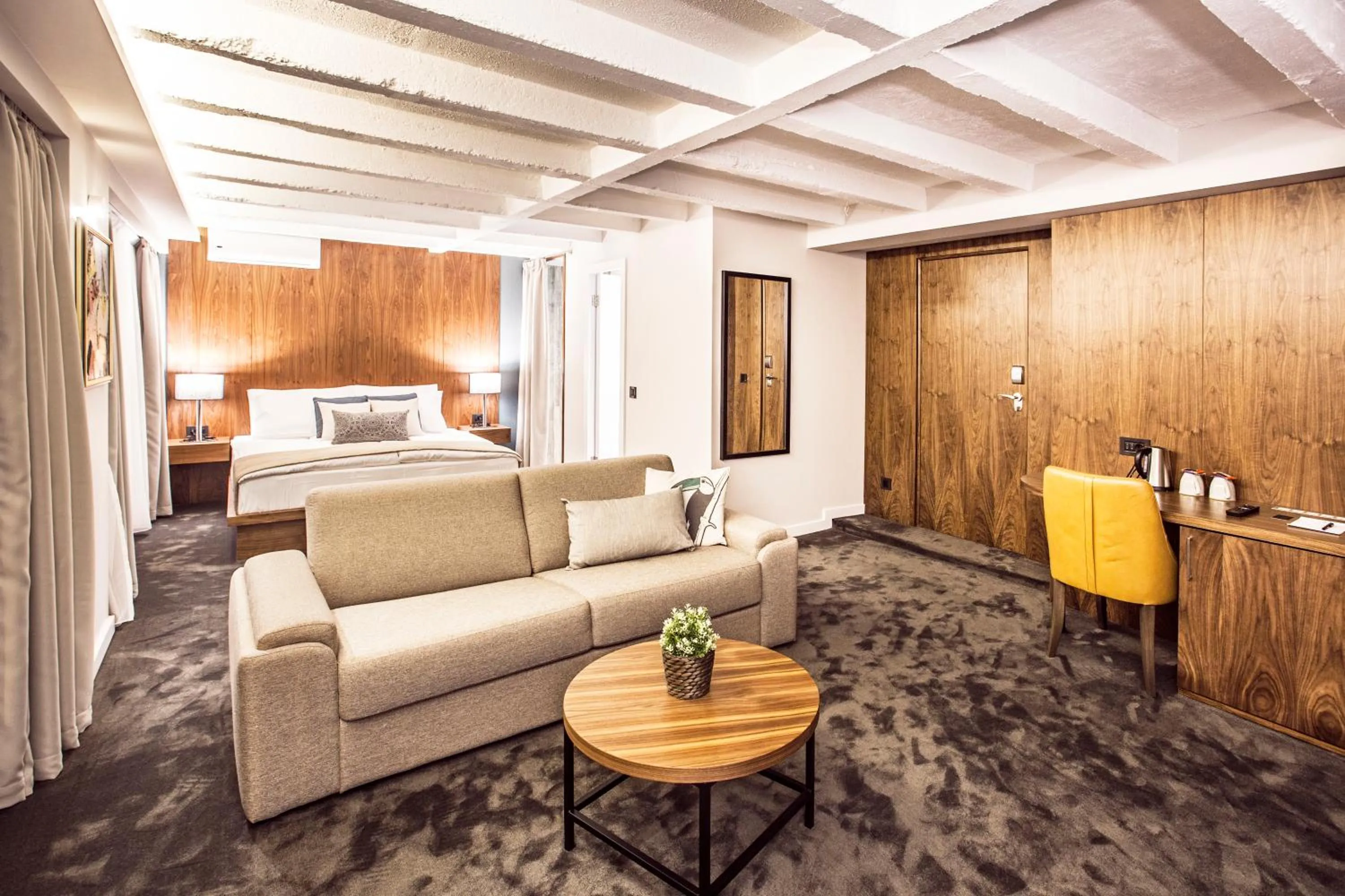 Bed in Nomad Luxury Suites