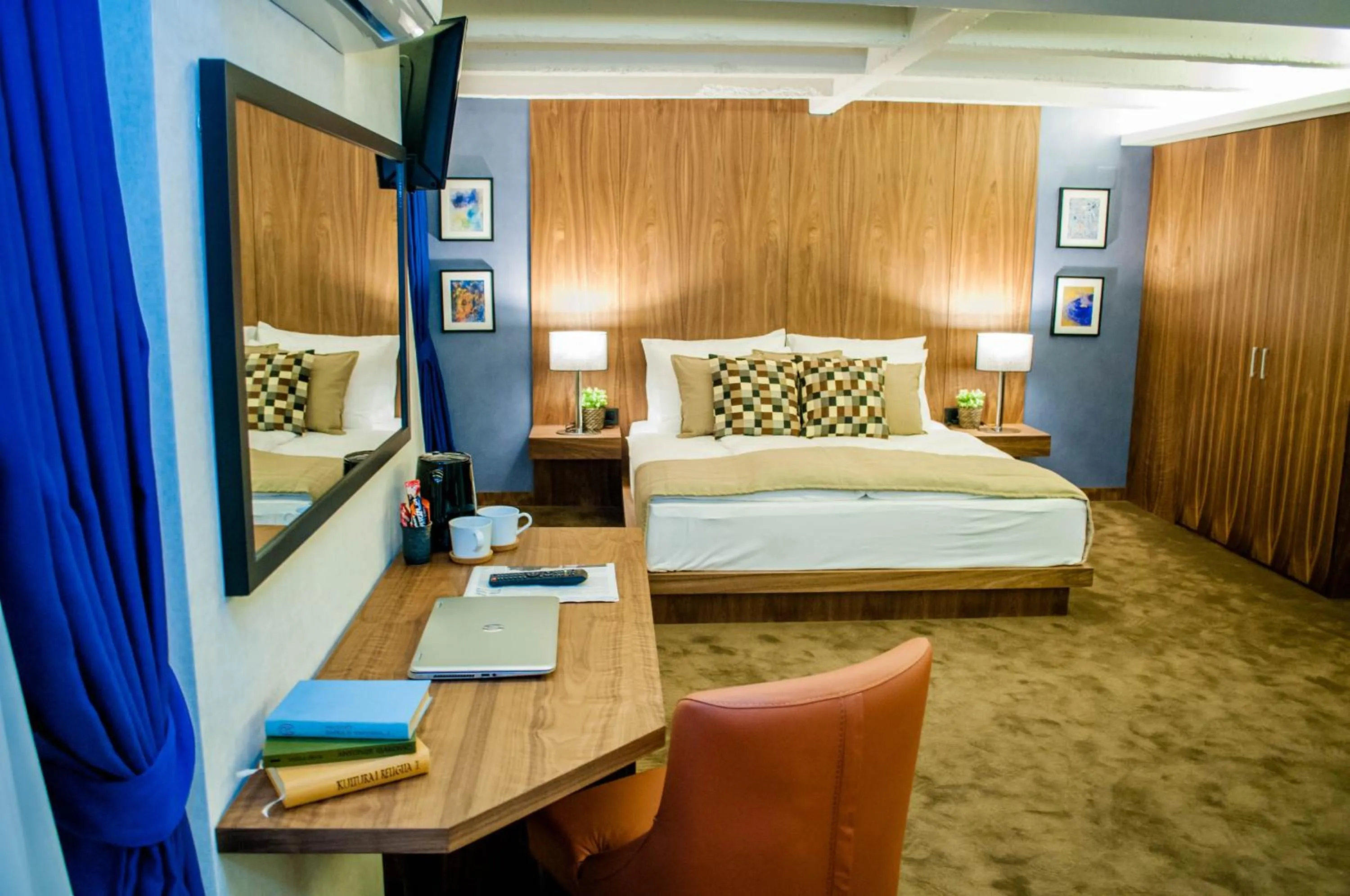 Bed in Nomad Luxury Suites