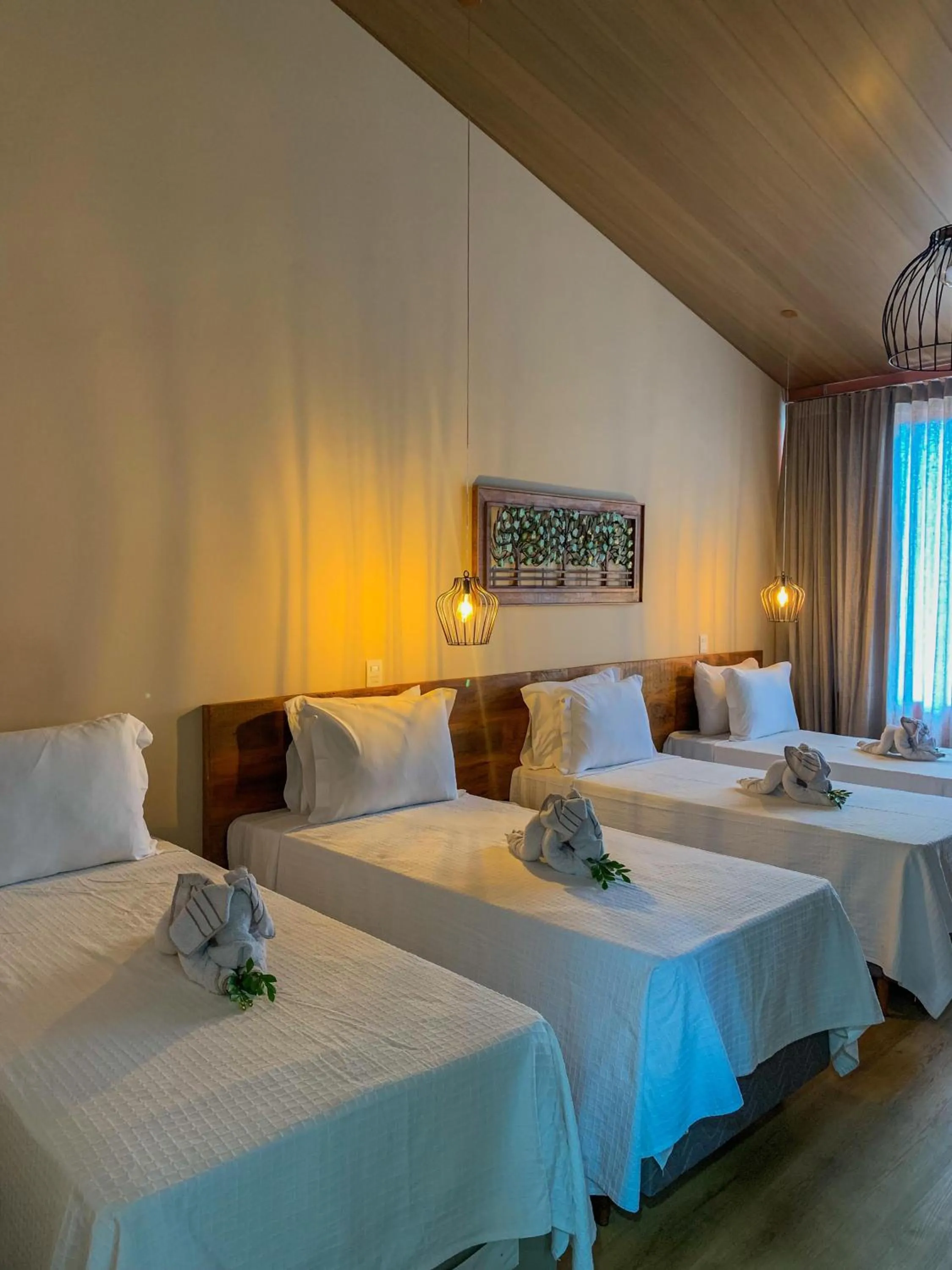 Bed in Pousada Verde Villas