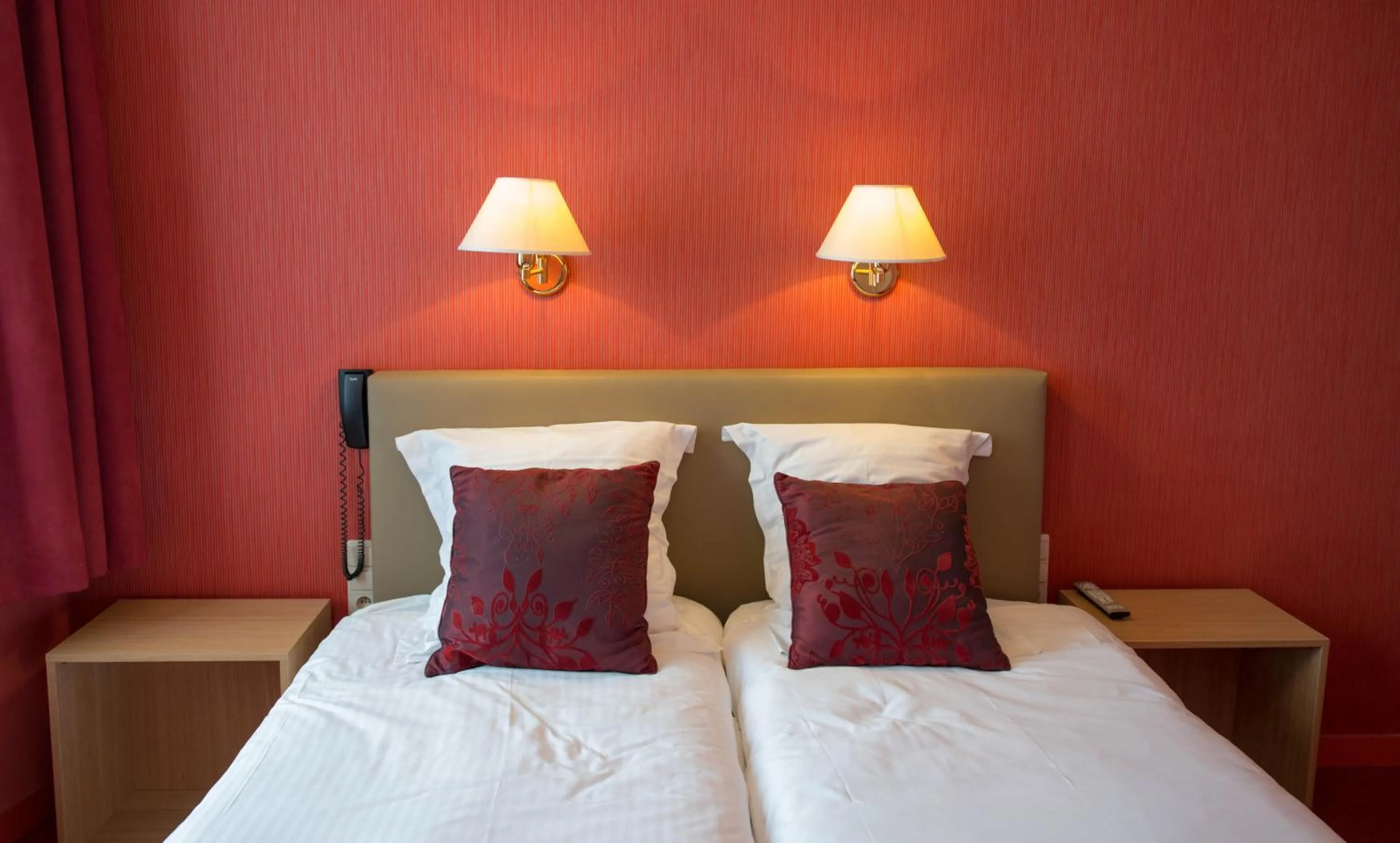 Bed in Hotel Groeninghe