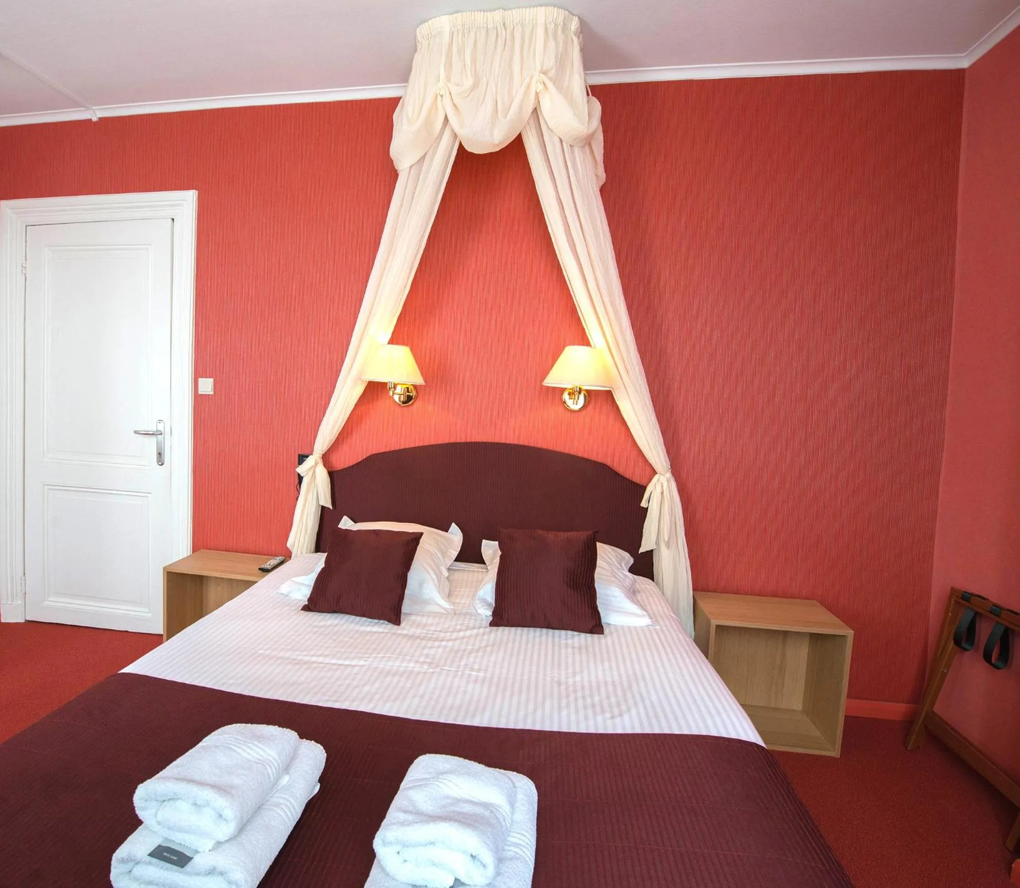 Bed in Hotel Groeninghe
