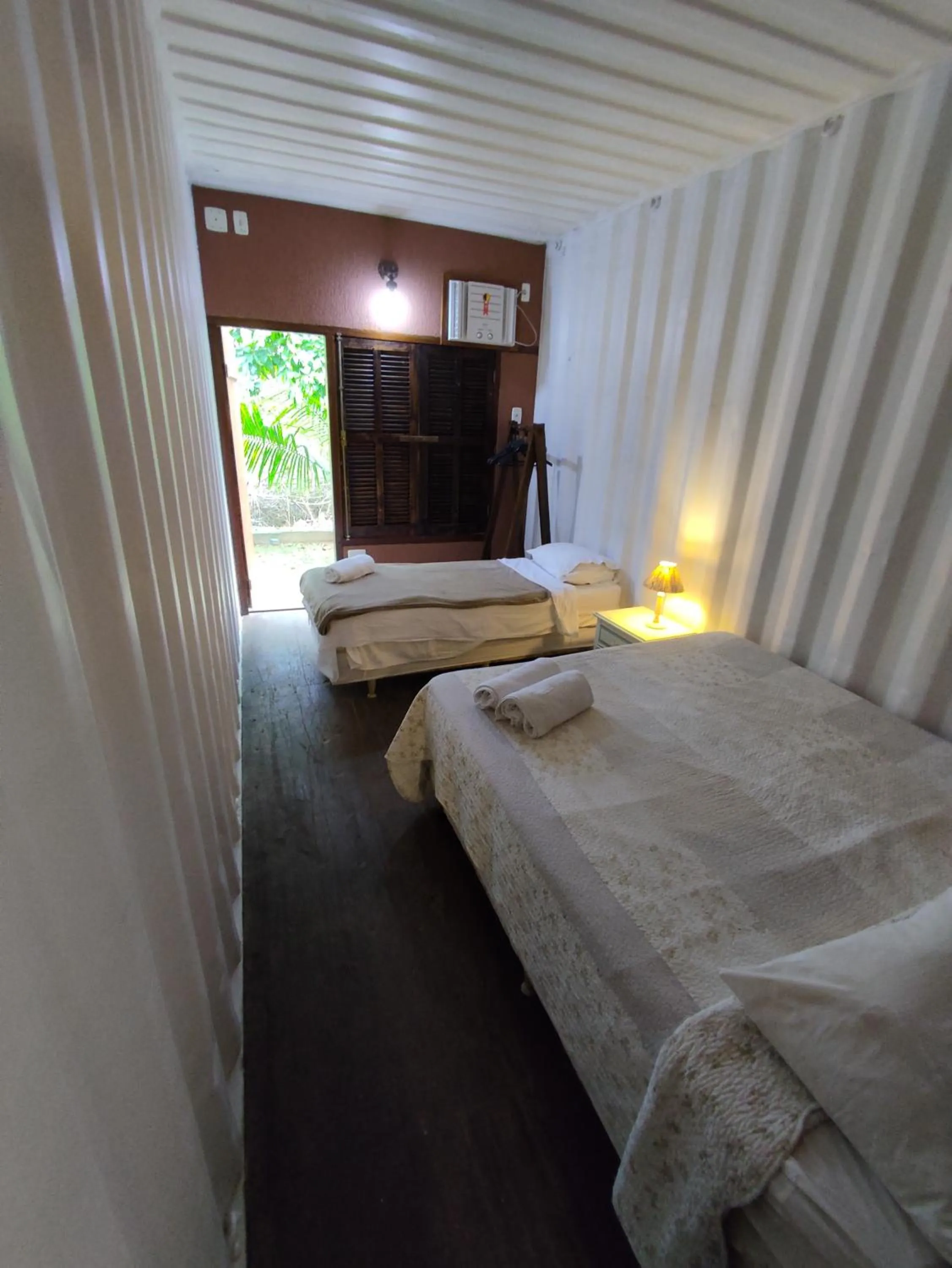 Bedroom, Bed in Container Eco Suítes