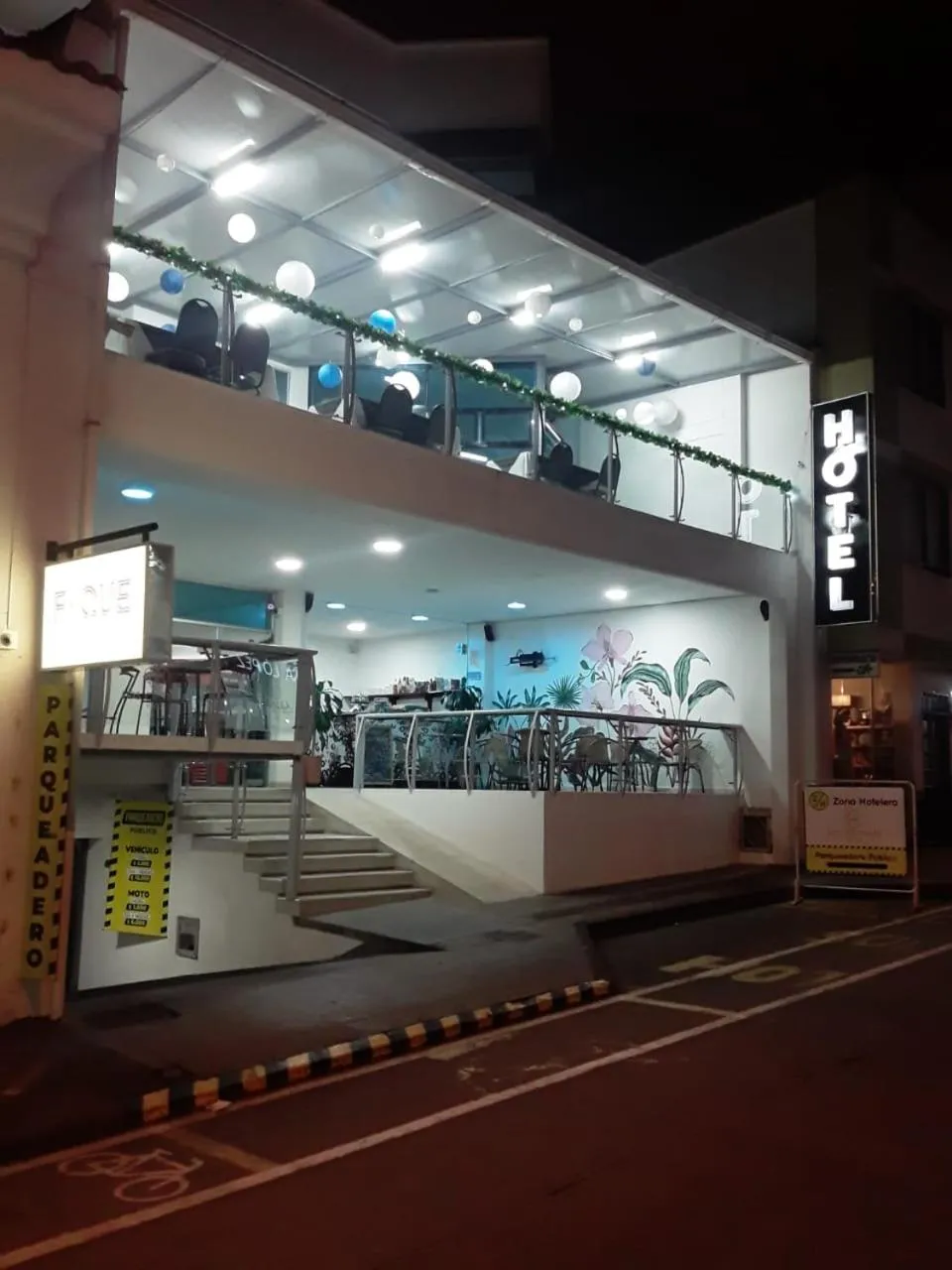 Property building in Hotel Los Cristales