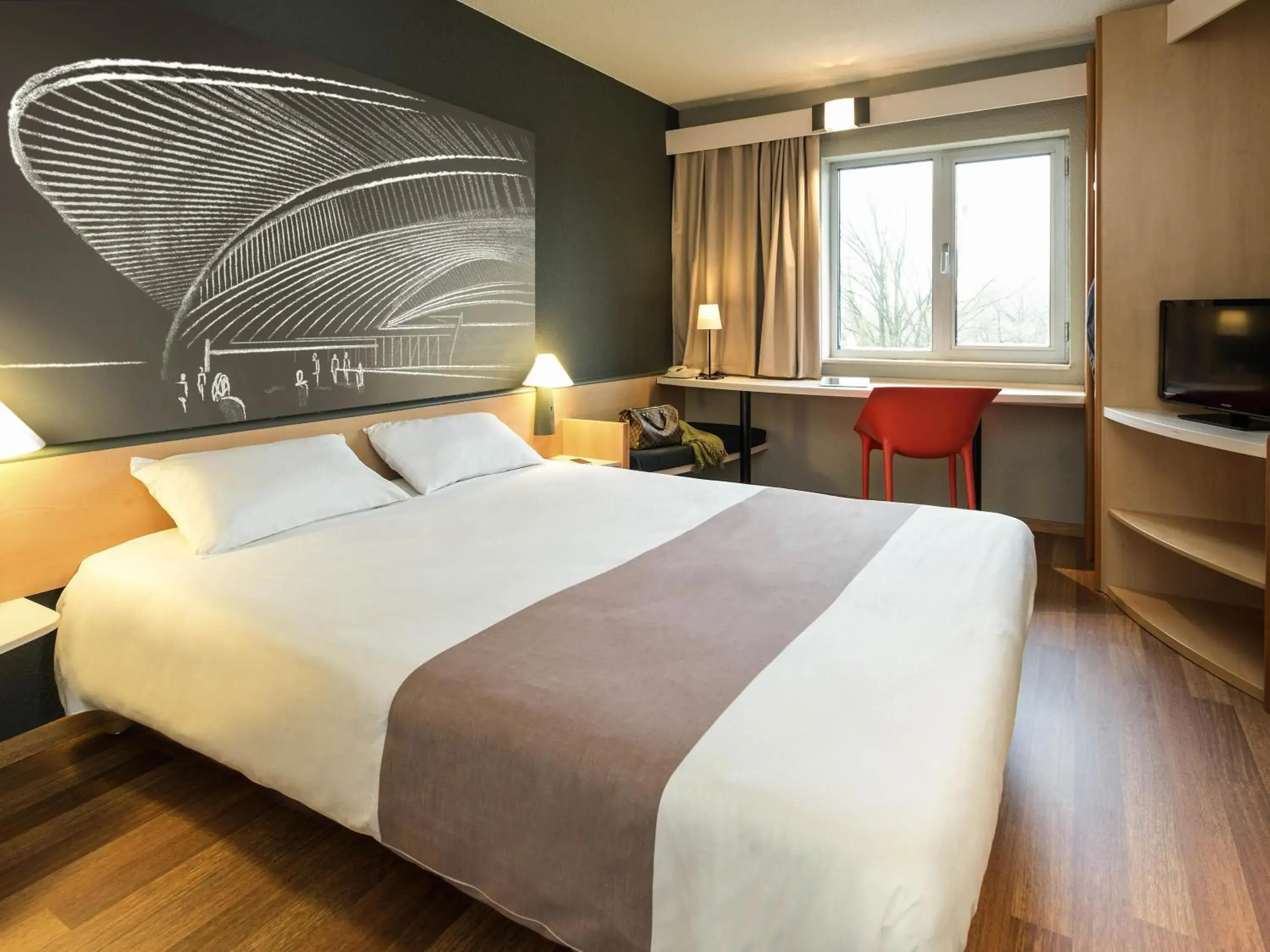 Property building, Bed in ibis Liège Seraing Property building, Bed in ibis Liège Seraing
