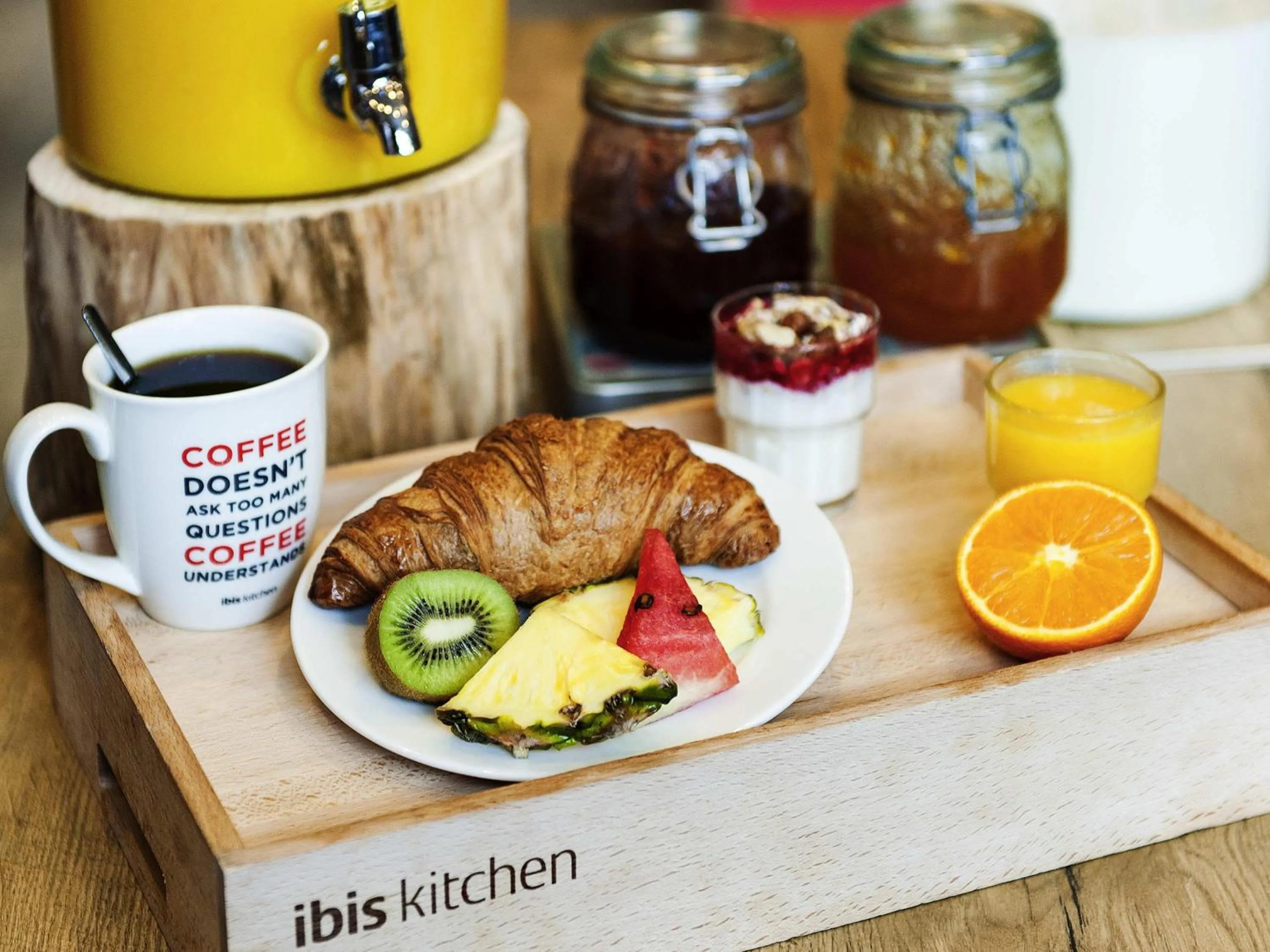 Breakfast in ibis Liège Seraing