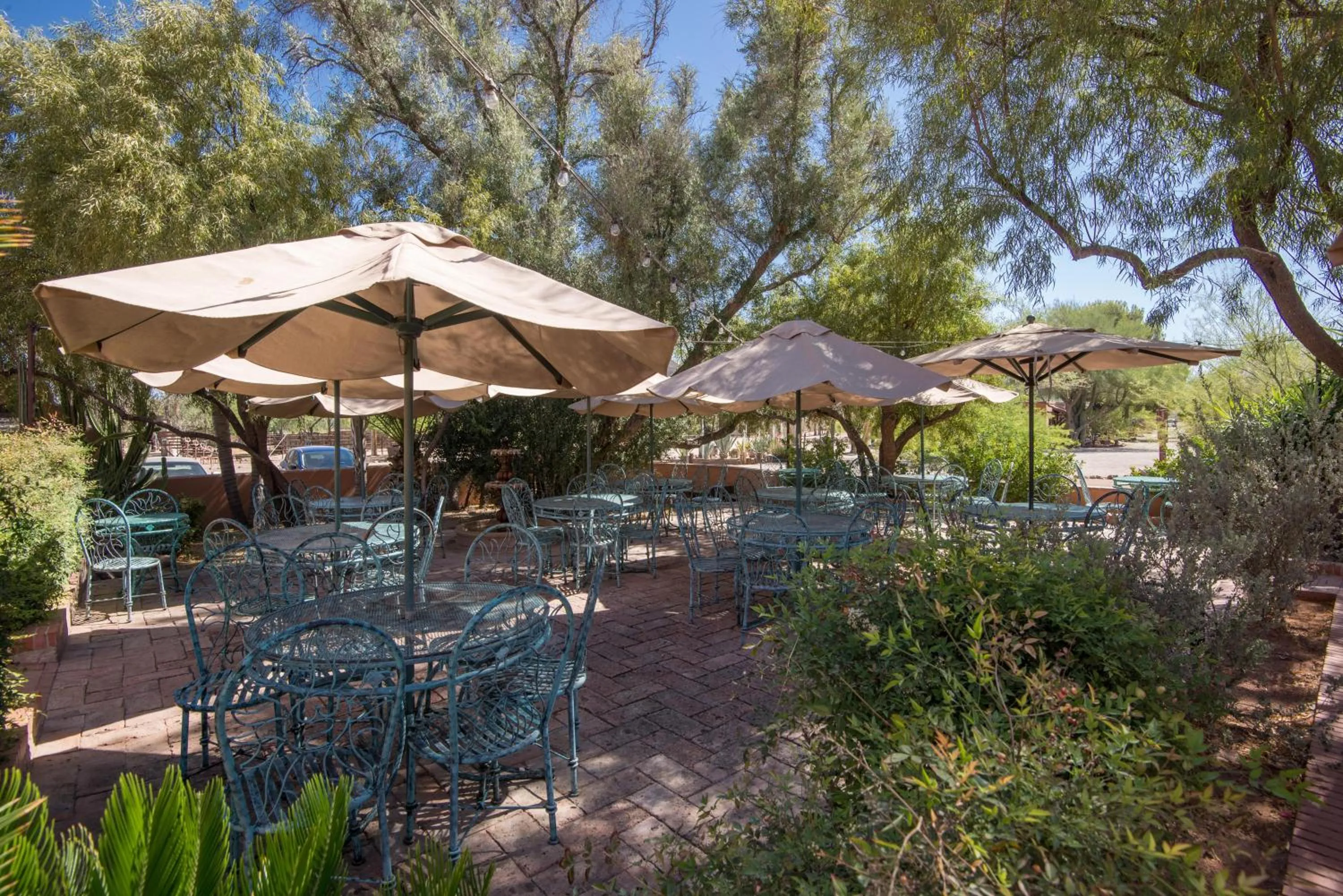 Patio in White Stallion Ranch