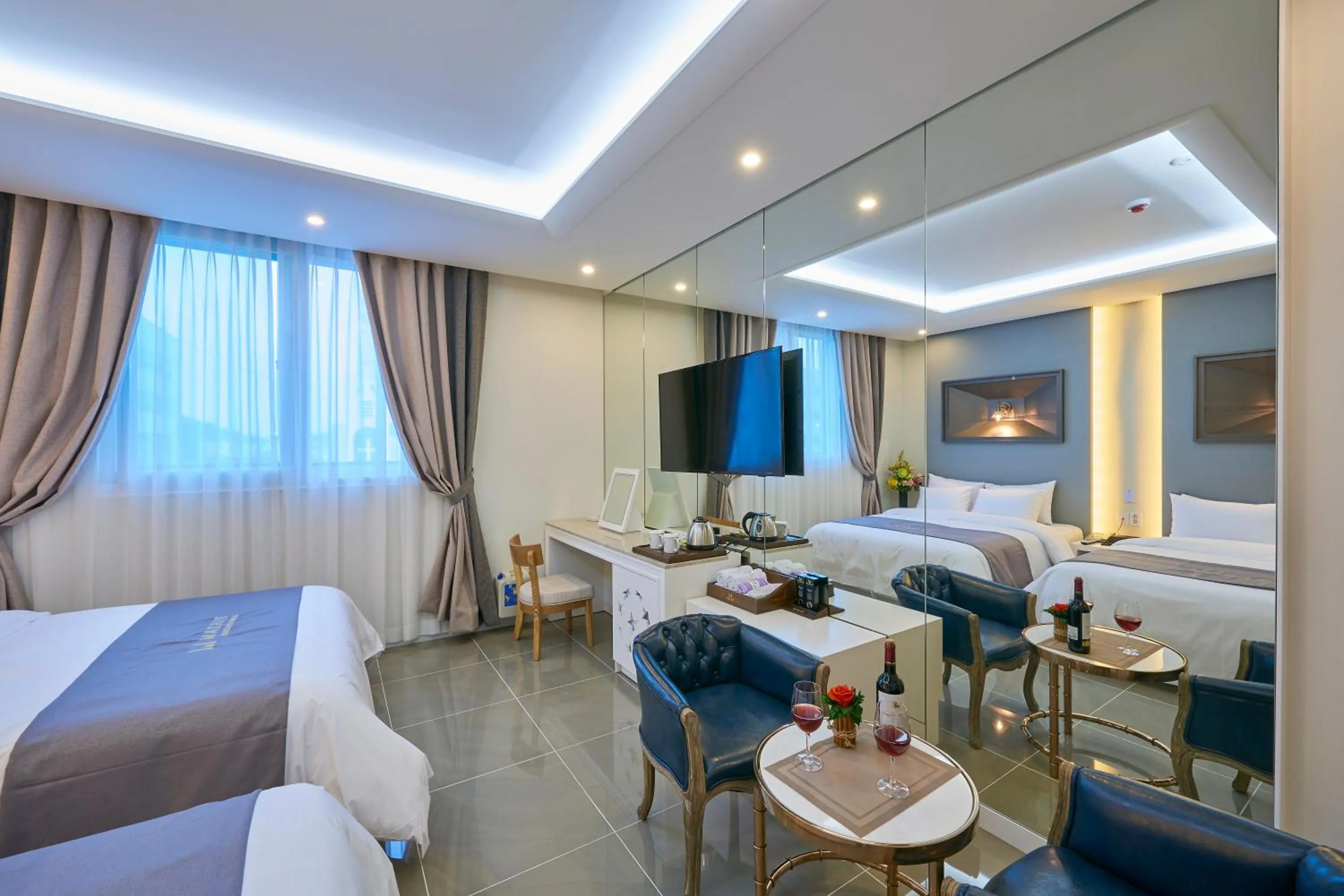 Photo of the whole room, Bed in Gwangju Madrid Hotel