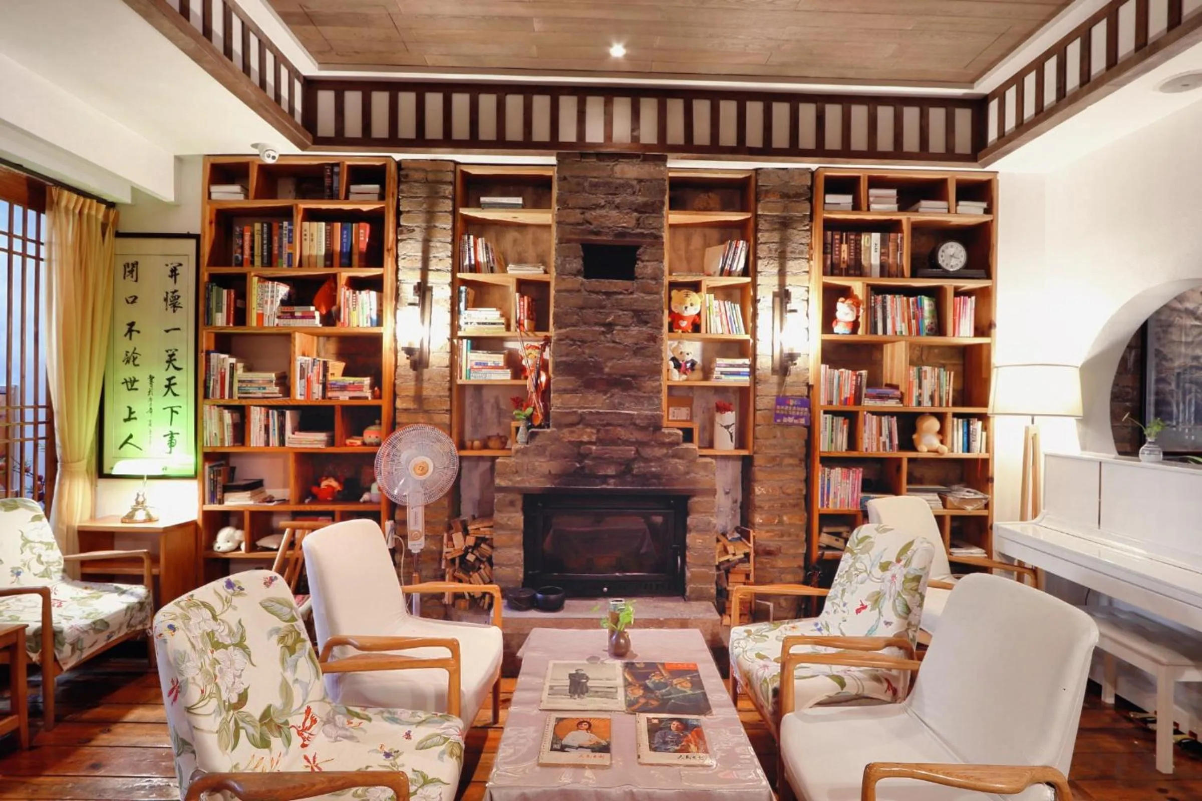 fireplace in Mild Spring Boutique Hotel