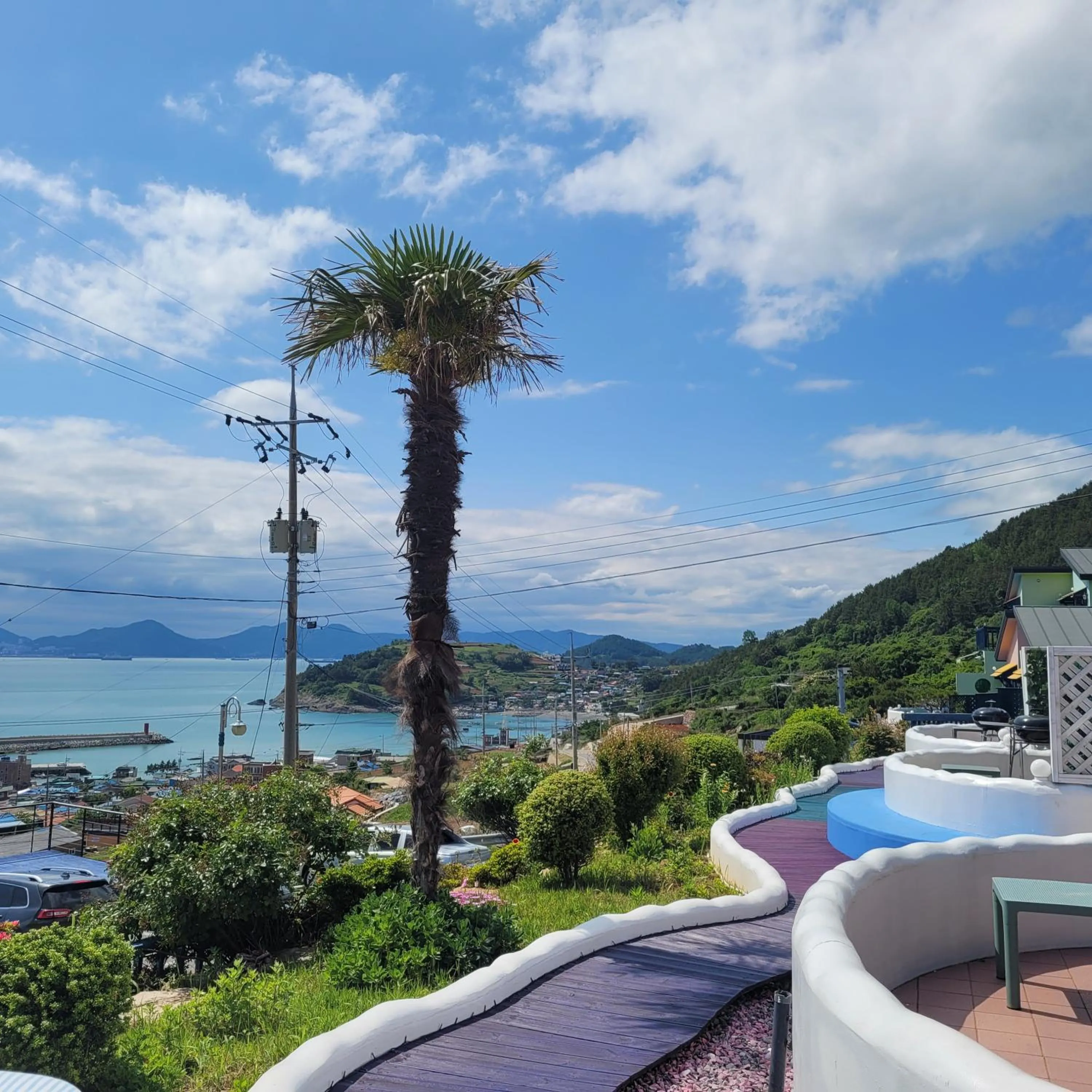 Inner courtyard view in Soulmate Pension