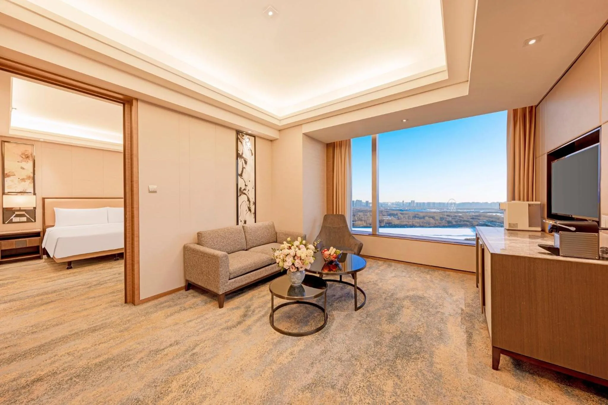 Photo of the whole room in Shangri-La Songbei, Harbin