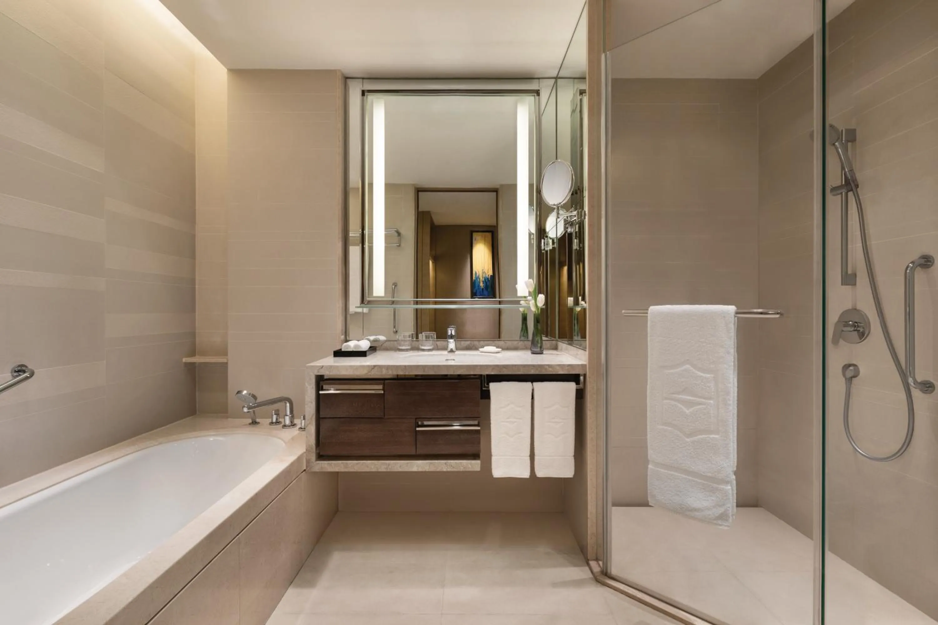 Bathroom in Shangri-La Songbei, Harbin