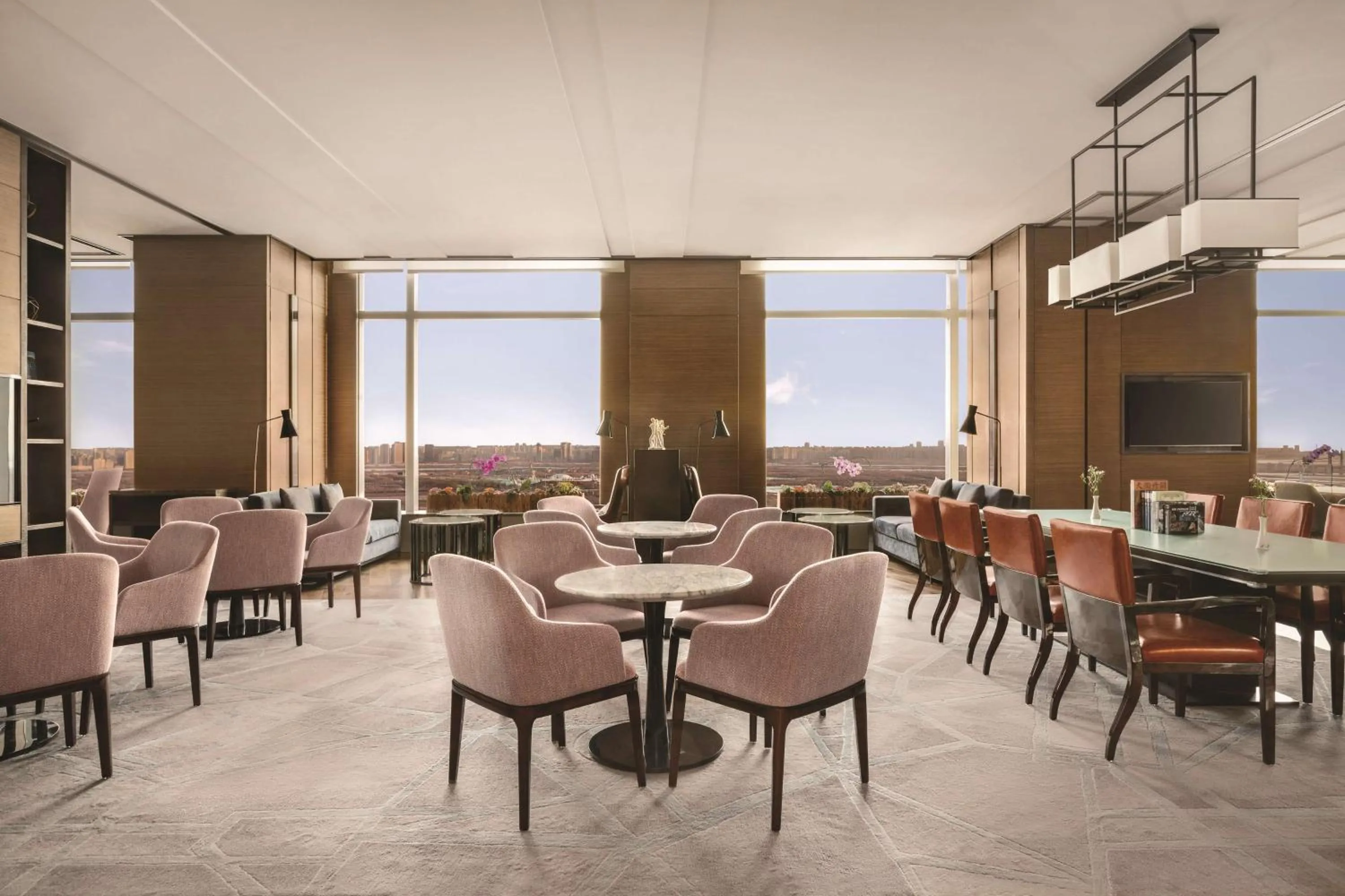 Lounge or bar in Shangri-La Songbei, Harbin