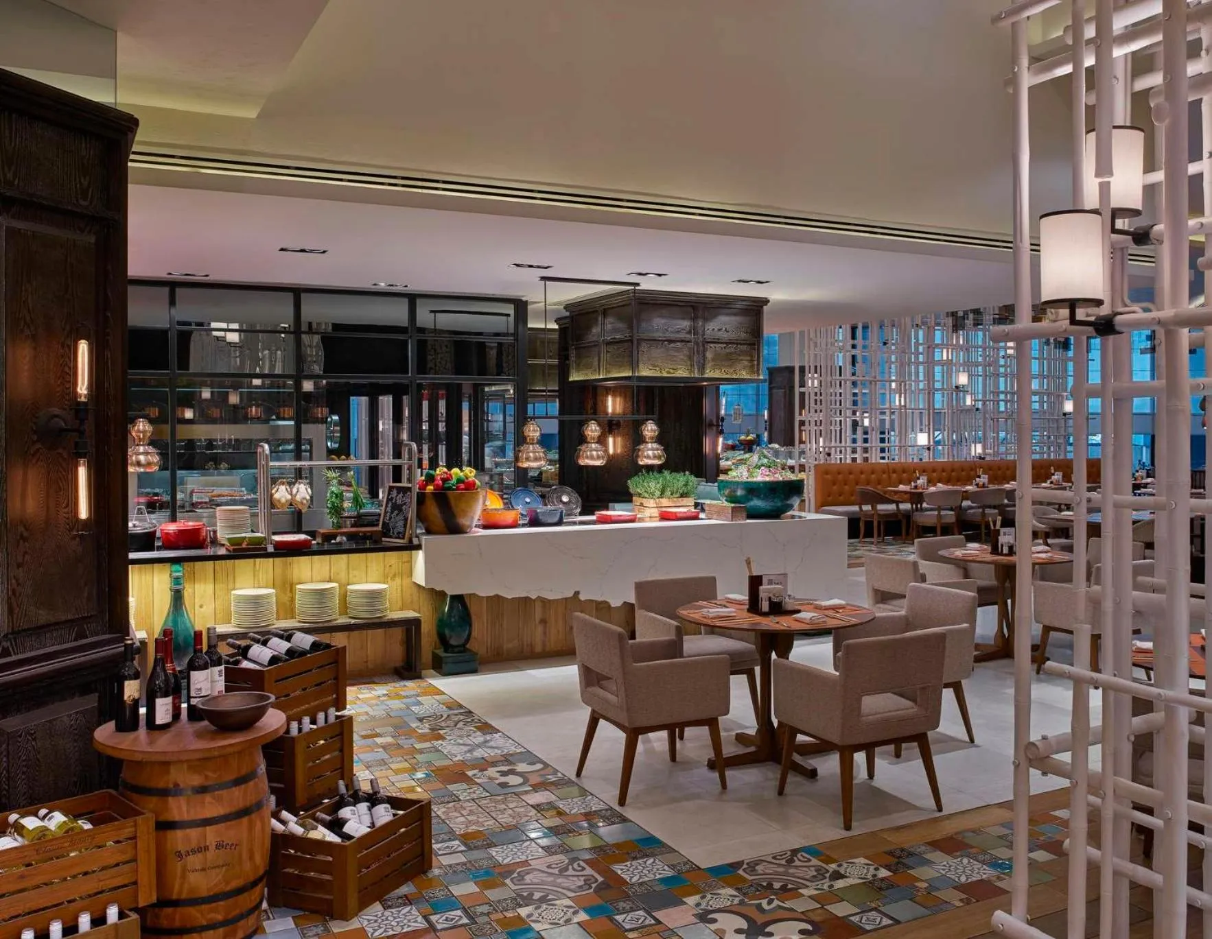 Restaurant/places to eat in Shangri-La Songbei, Harbin