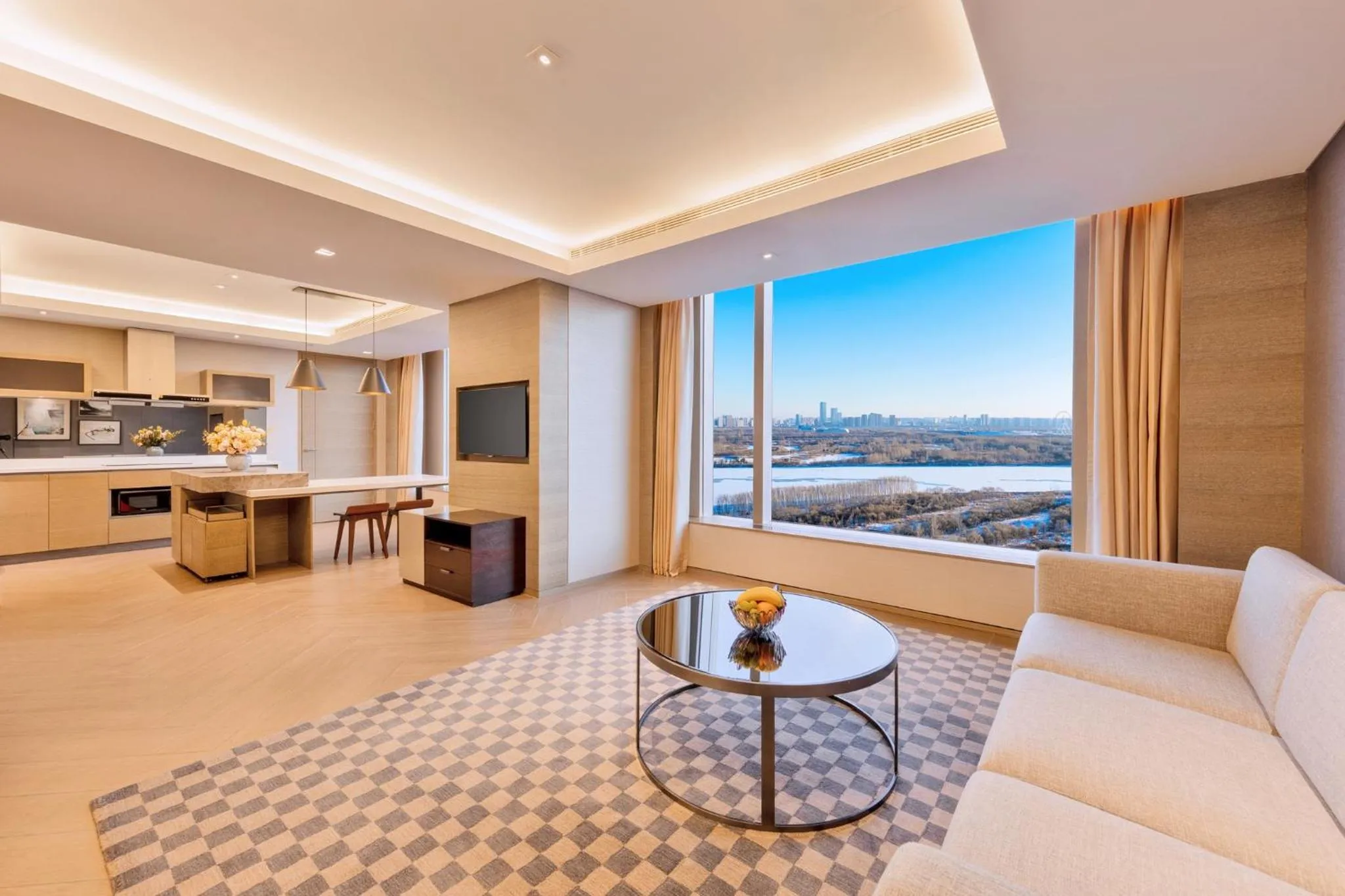 Photo of the whole room in Shangri-La Songbei, Harbin