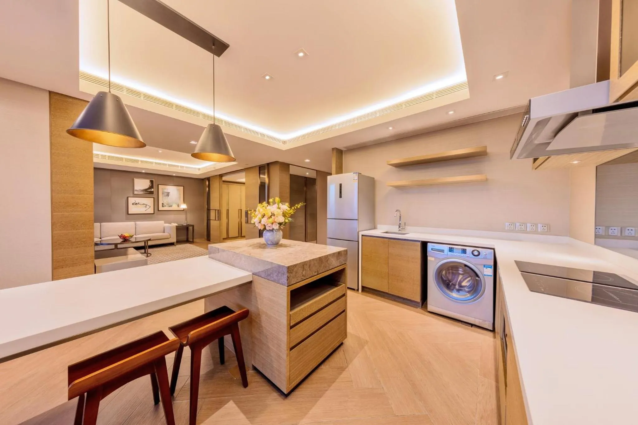 Photo of the whole room in Shangri-La Songbei, Harbin