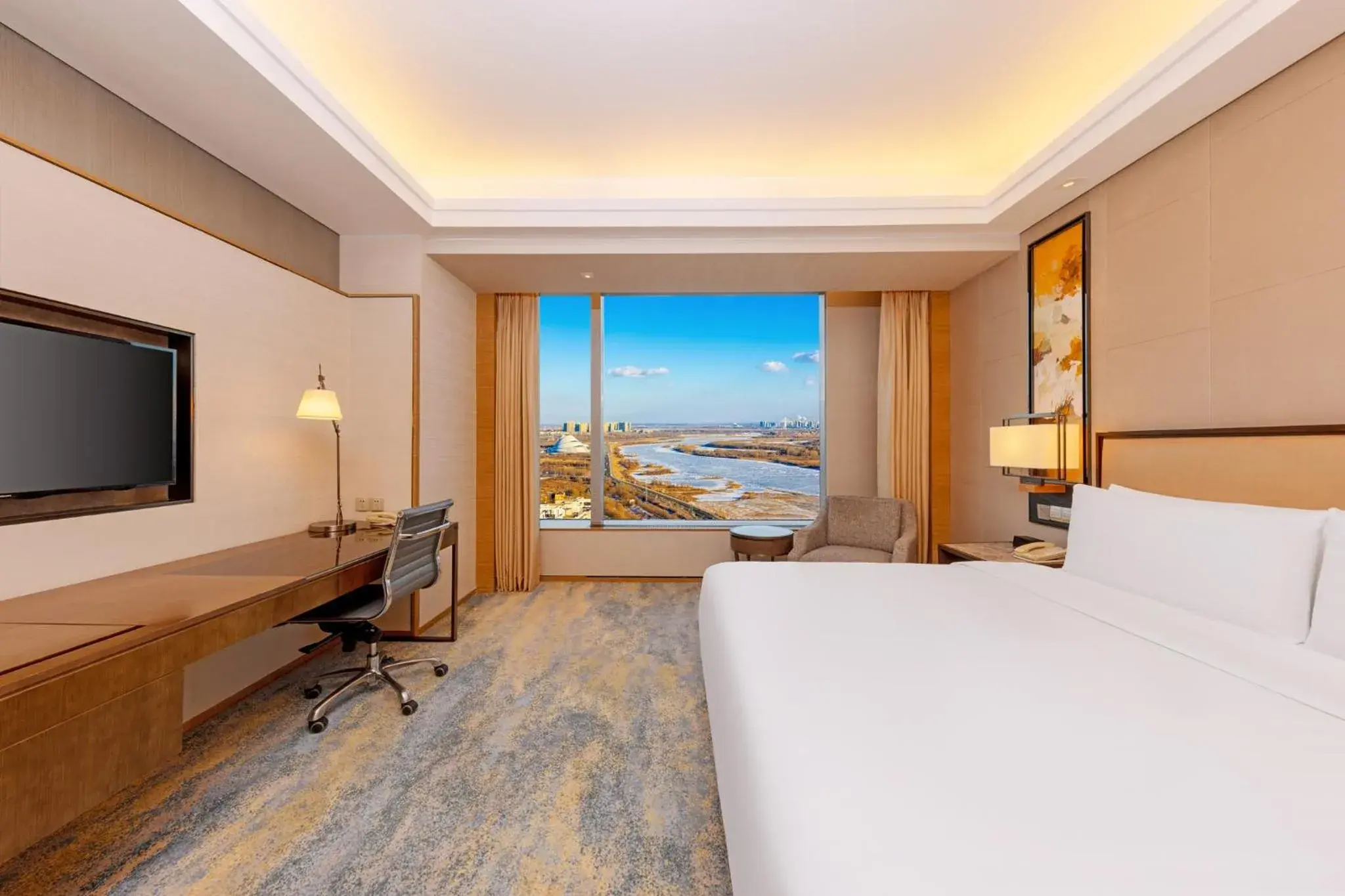 Horizon Deluxe River View King in Shangri-La Songbei, Harbin Horizon Deluxe River View King in Shangri-La Songbei, Harbin