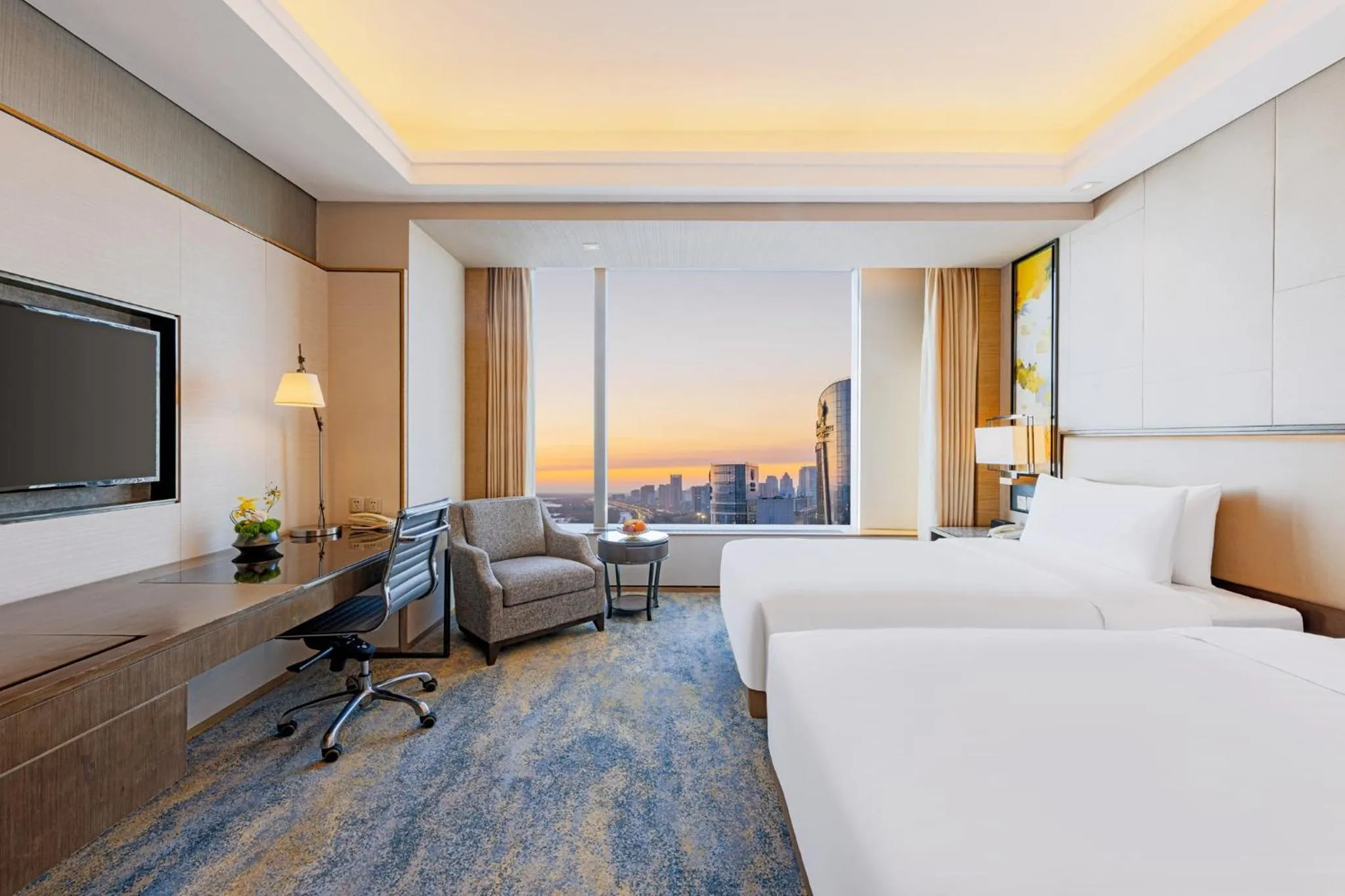 Horizon Deluxe River View Twin in Shangri-La Songbei, Harbin