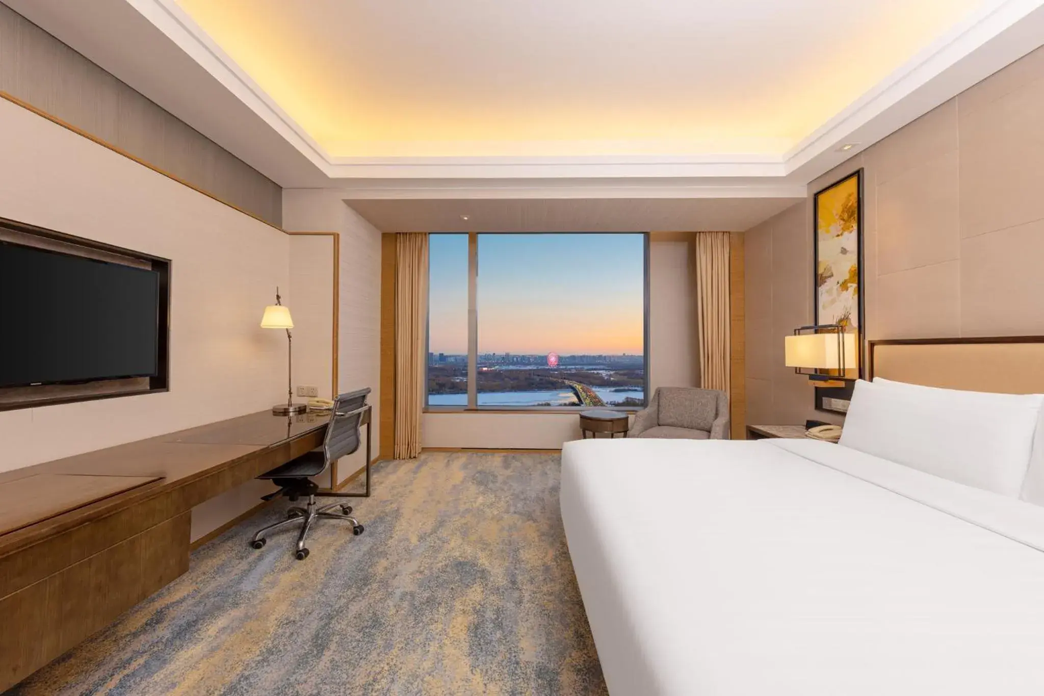 Horizon Panoramic River View King in Shangri-La Songbei, Harbin Horizon Panoramic River View King in Shangri-La Songbei, Harbin