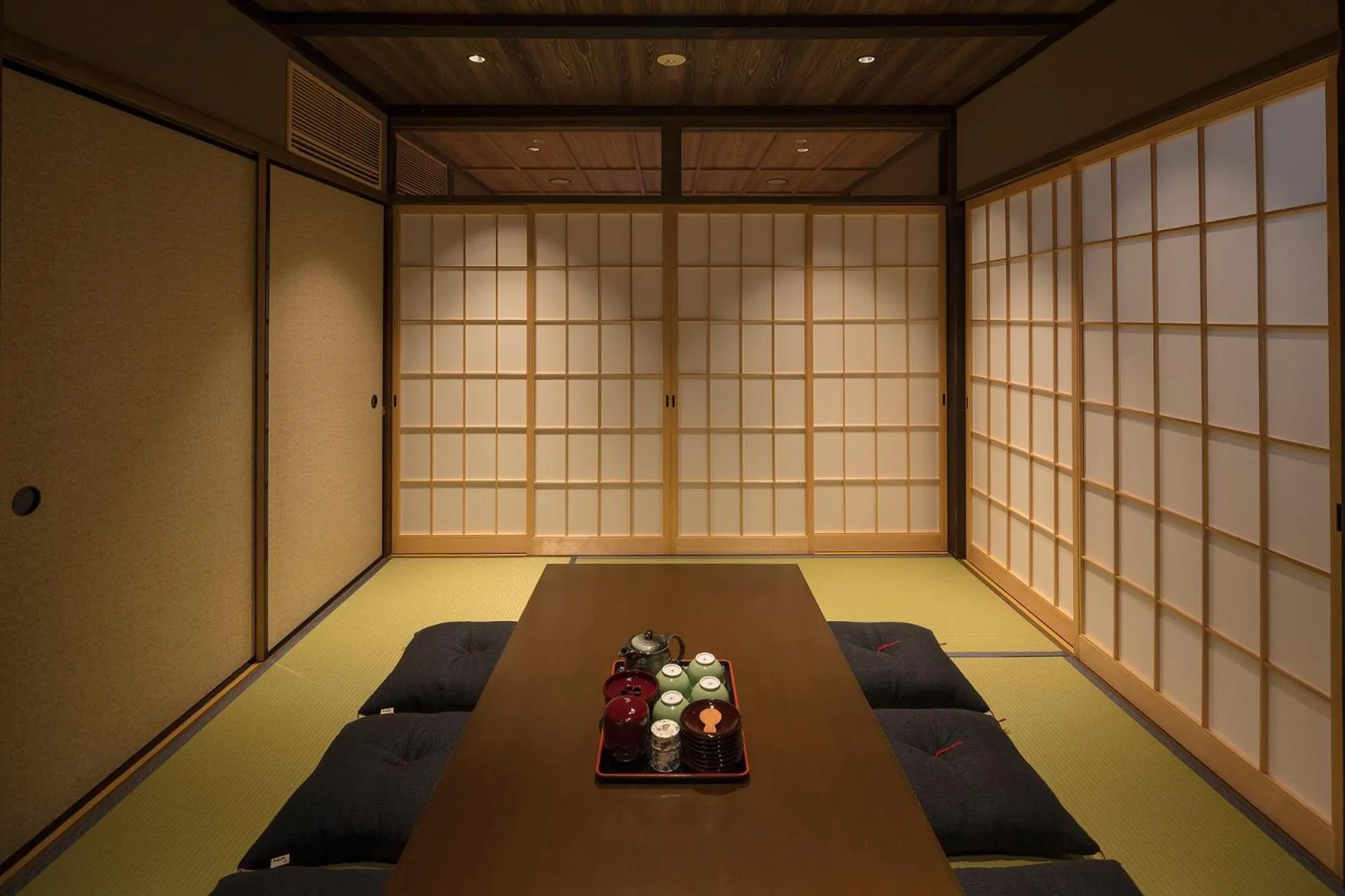 Living room in Sumitsugu Machiya House