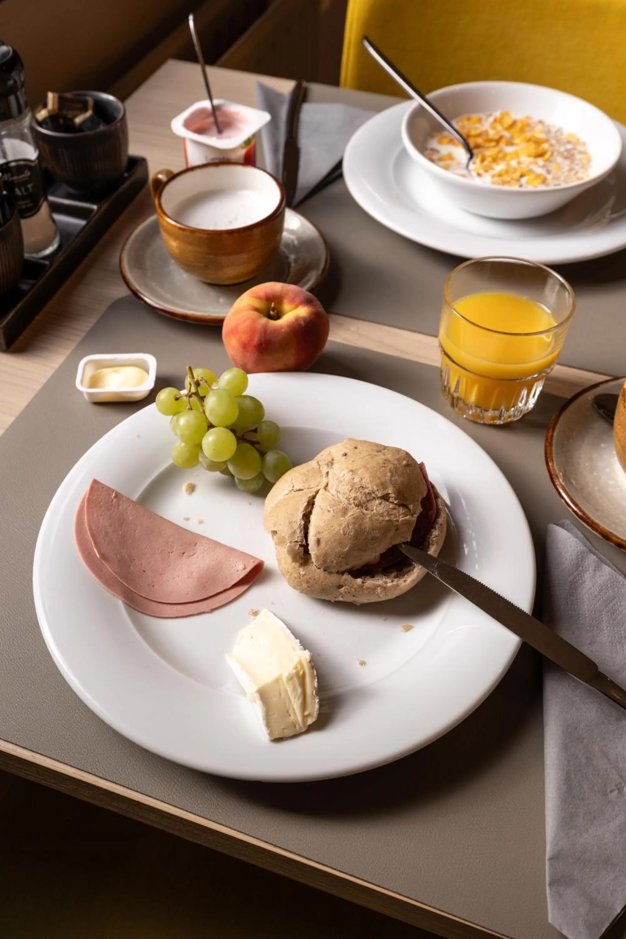 Breakfast in Hotel Olympia in Bruges