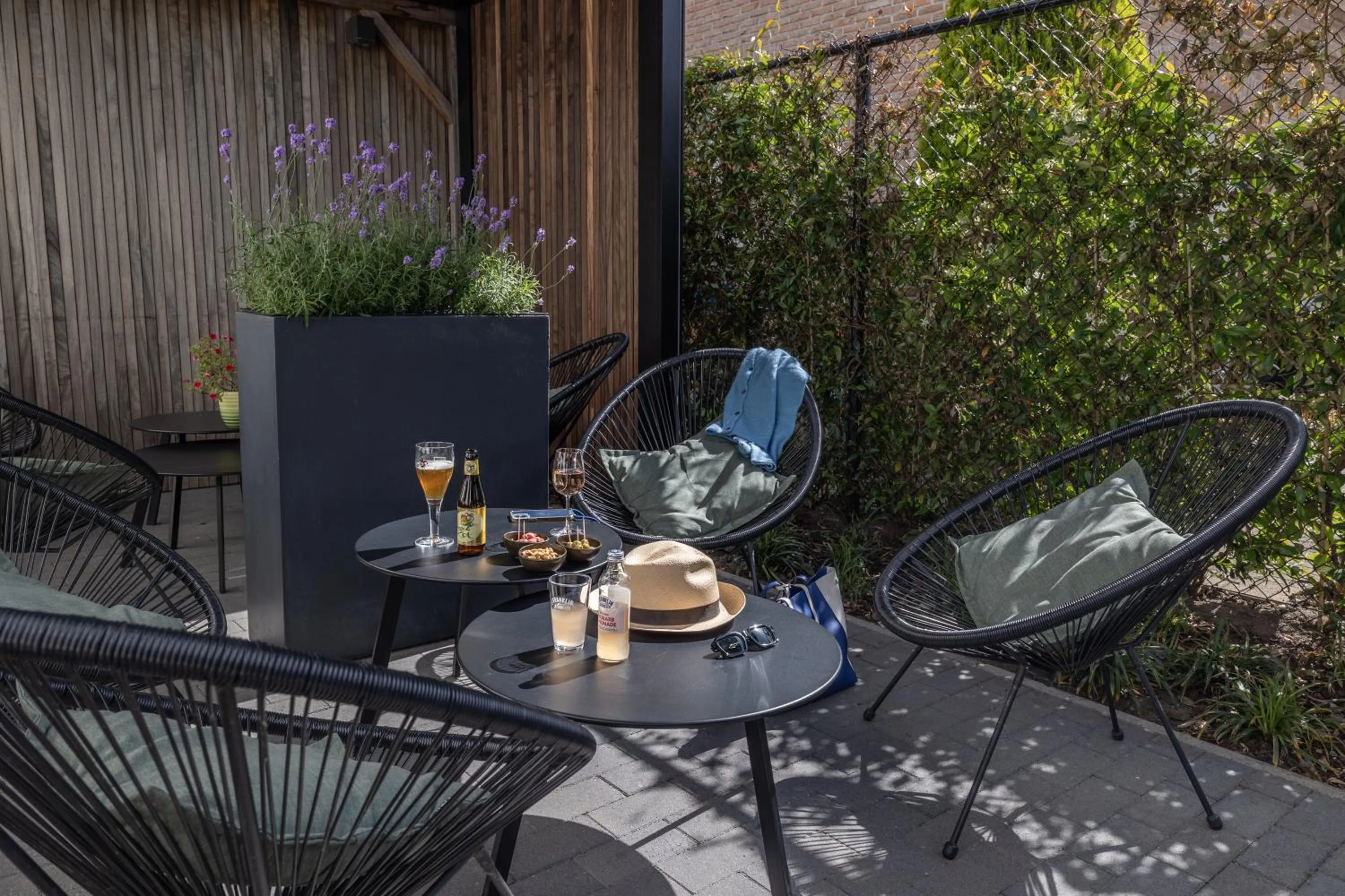 Seating area in Hotel Olympia in Bruges