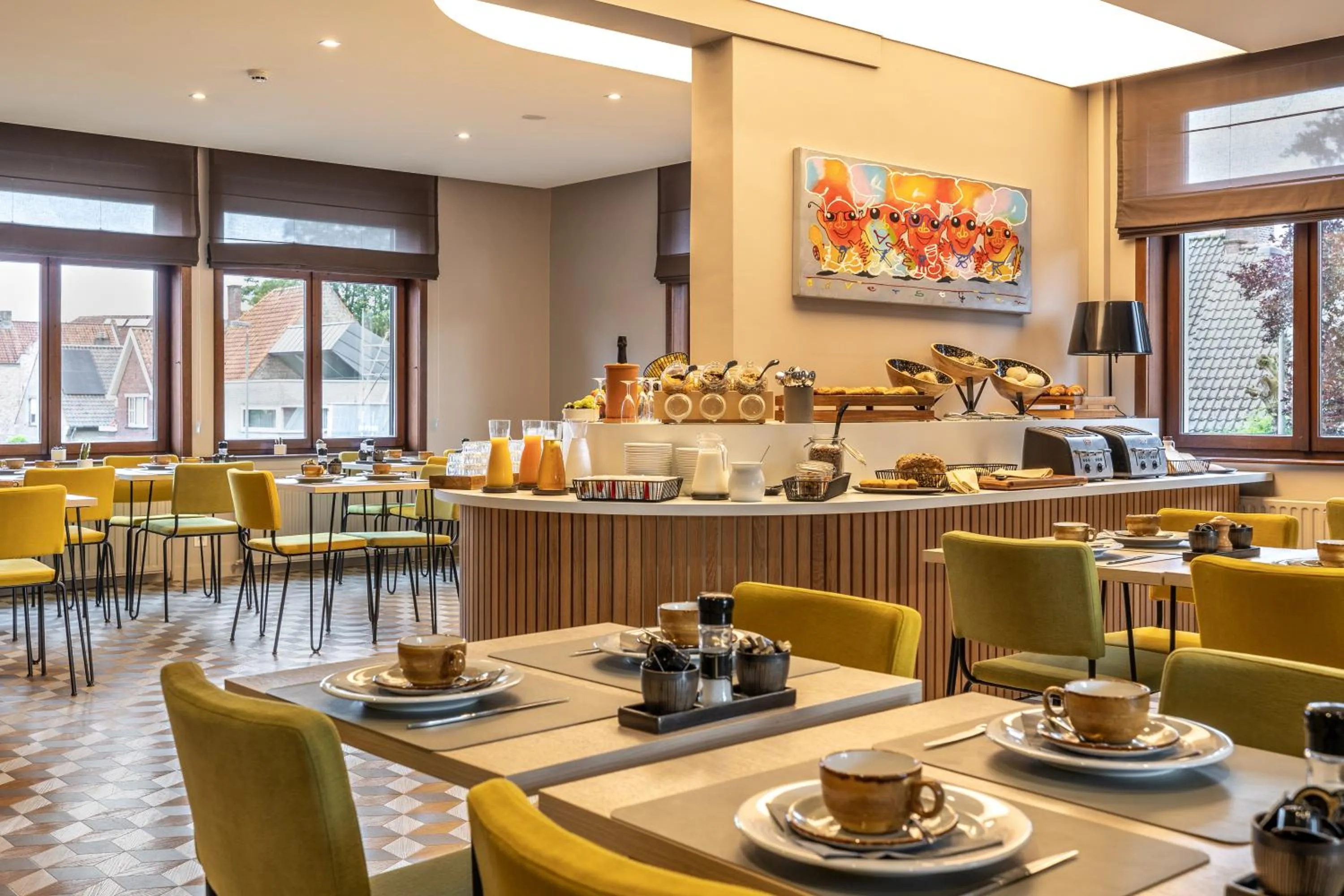 Restaurant/places to eat in Hotel Olympia in Bruges