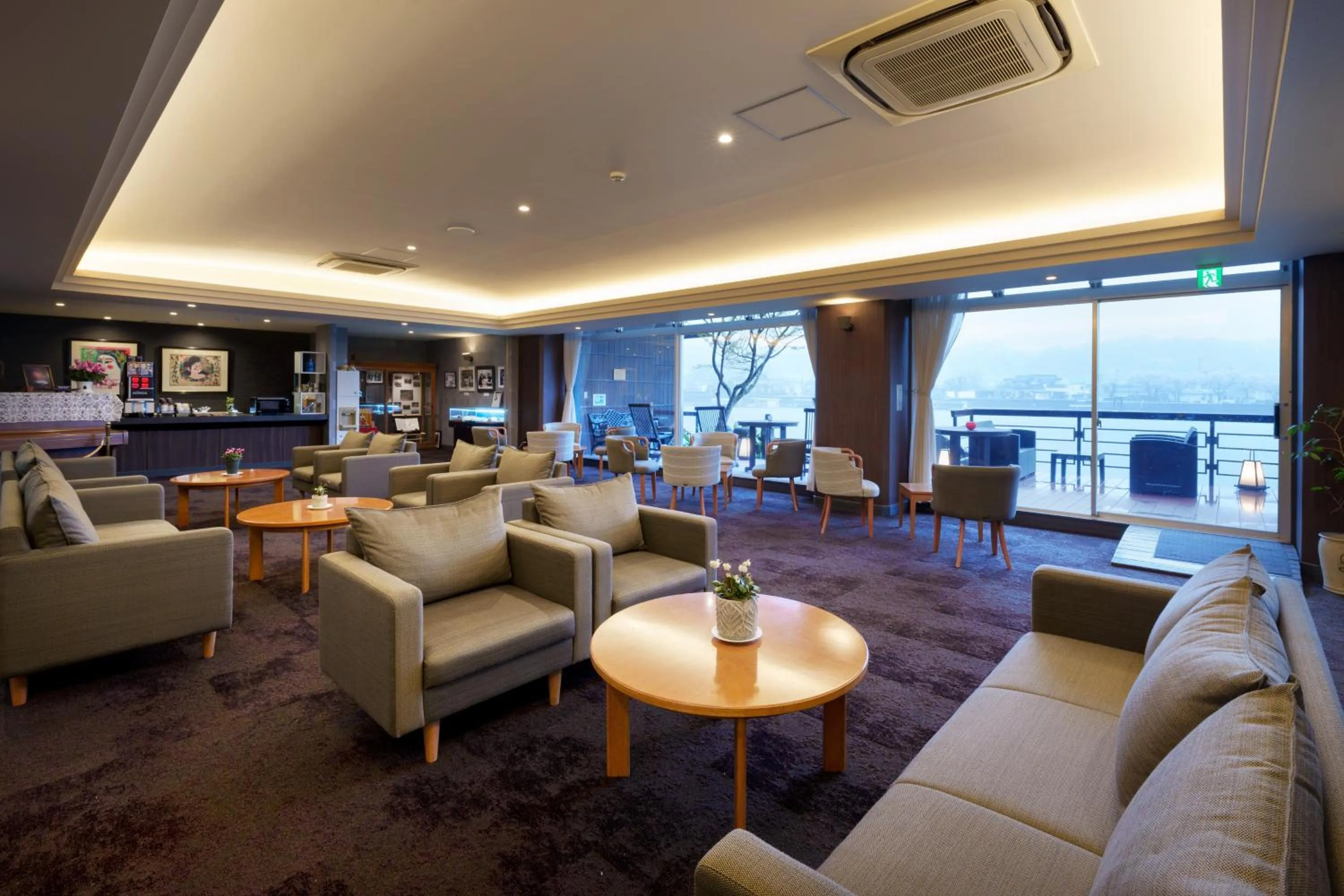 Lounge or bar in Hita Onsen Kizantei Hotel