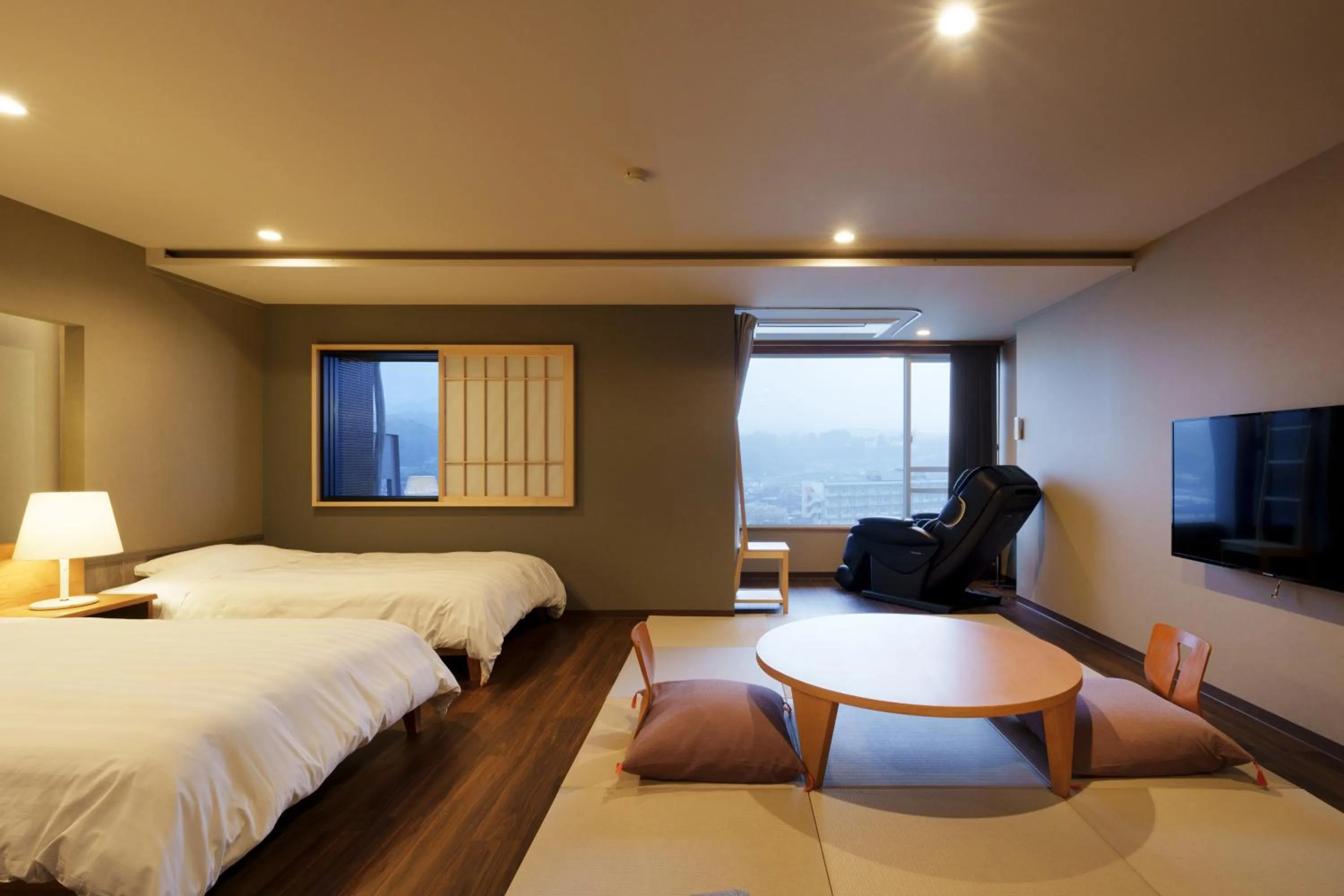 Photo of the whole room, Bed in Hita Onsen Kizantei Hotel