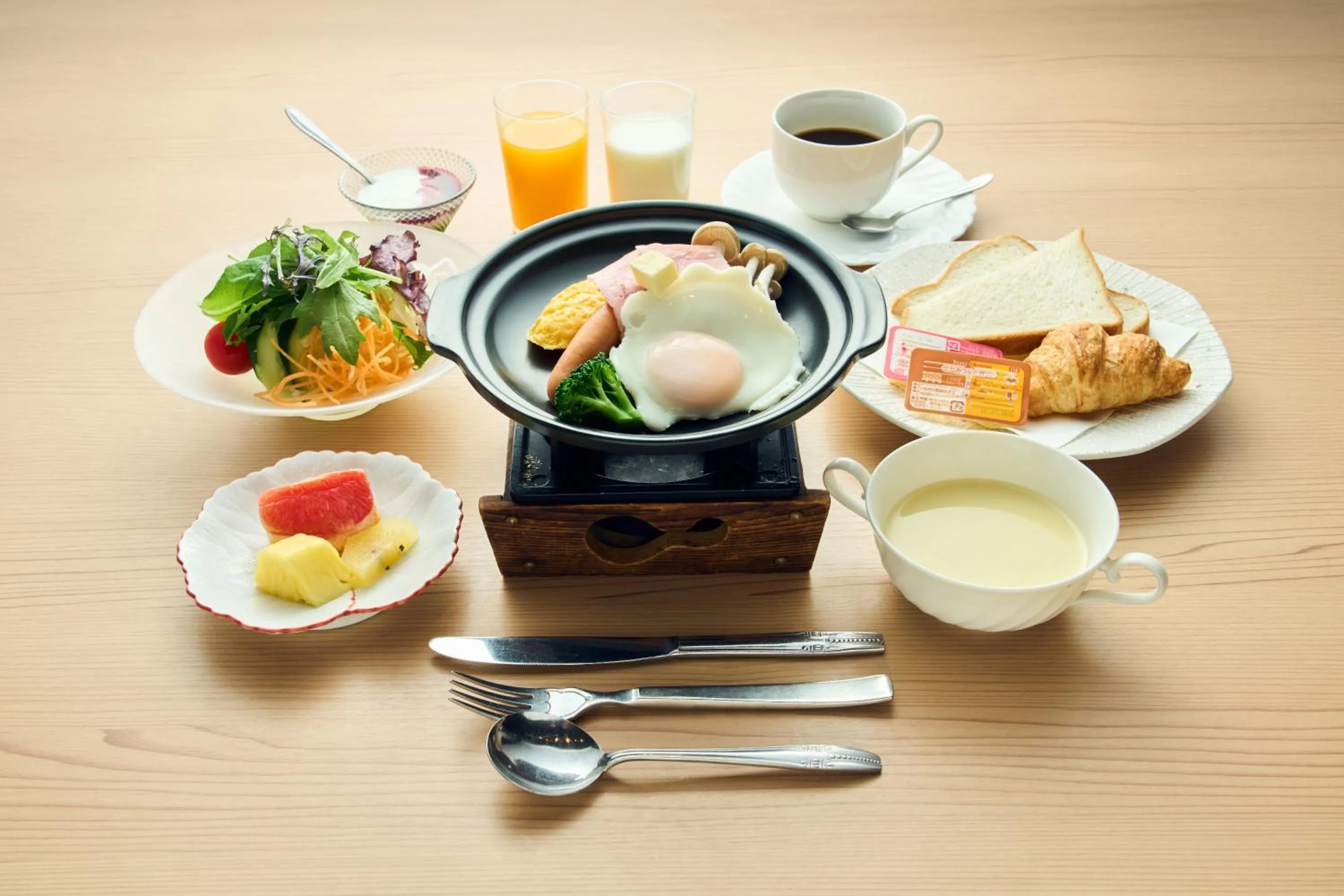 Breakfast in Hita Onsen Kizantei Hotel