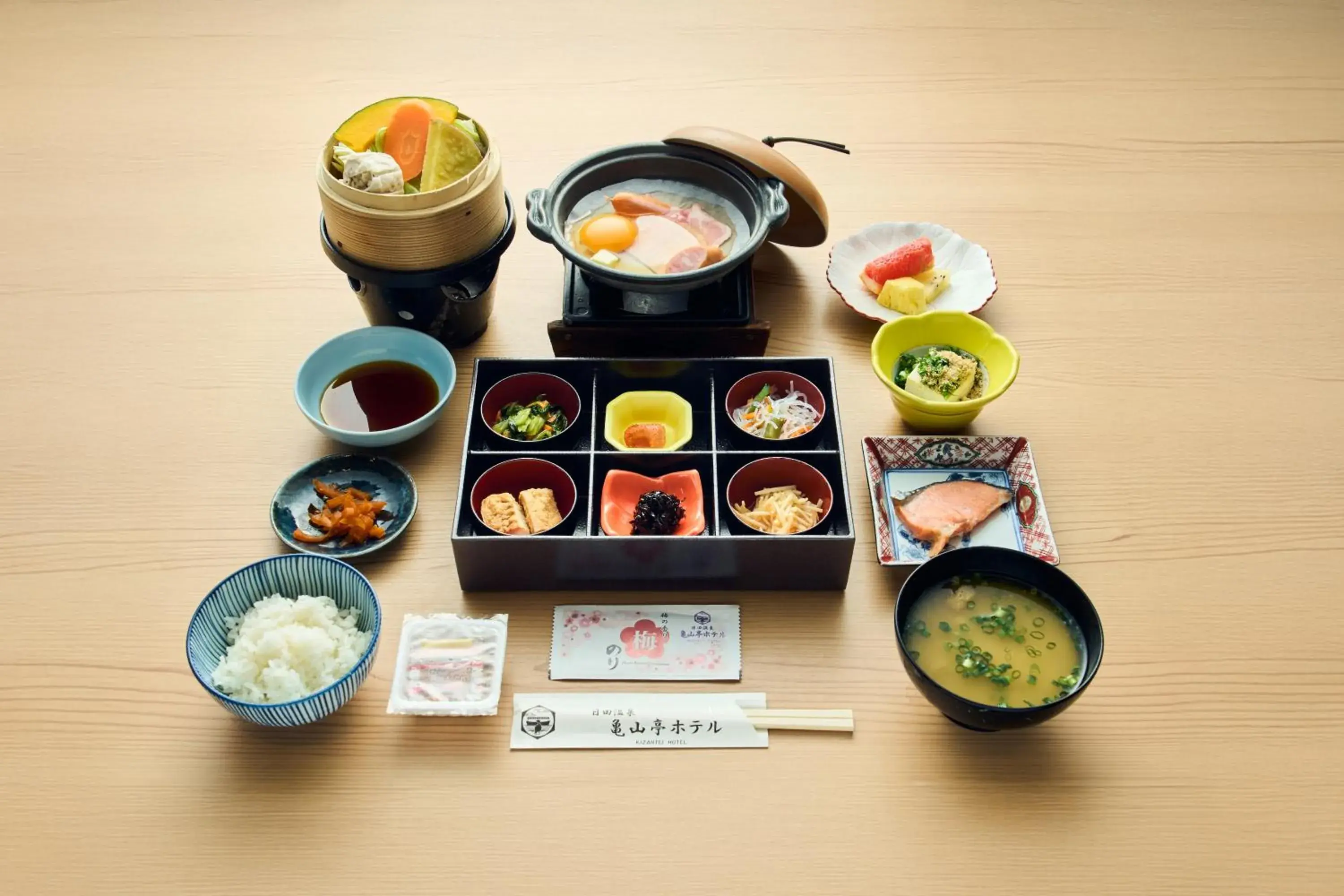 Breakfast in Hita Onsen Kizantei Hotel Breakfast in Hita Onsen Kizantei Hotel