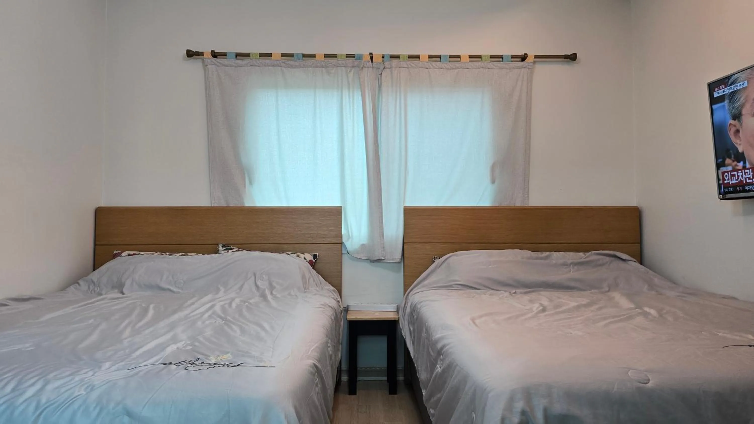 Bedroom, Bed in Wind Jeju Cafe & Pension