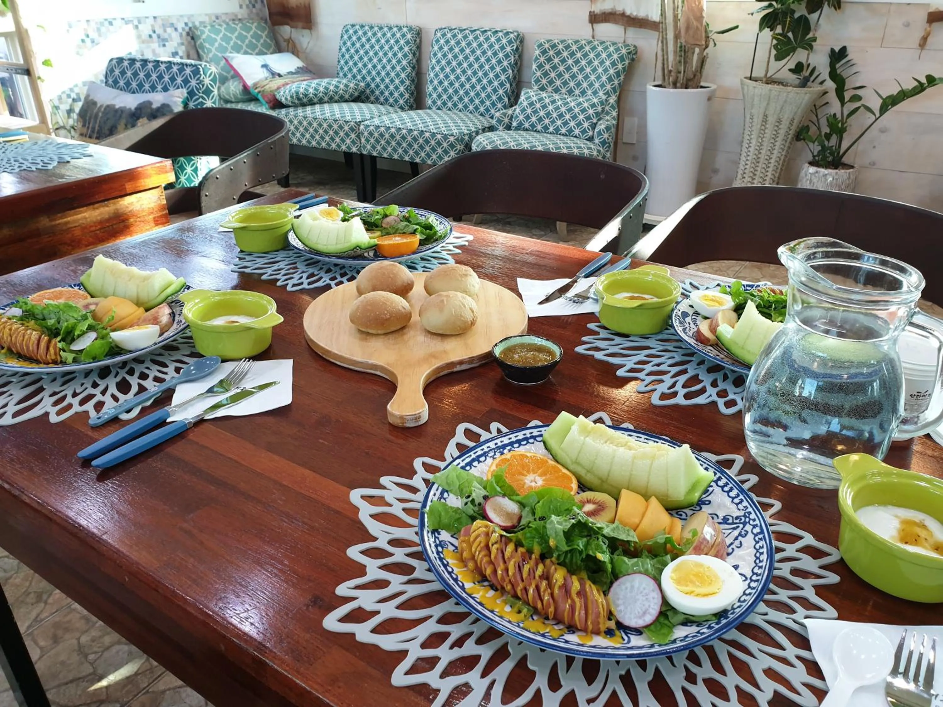 Breakfast in Wind Jeju Cafe & Pension