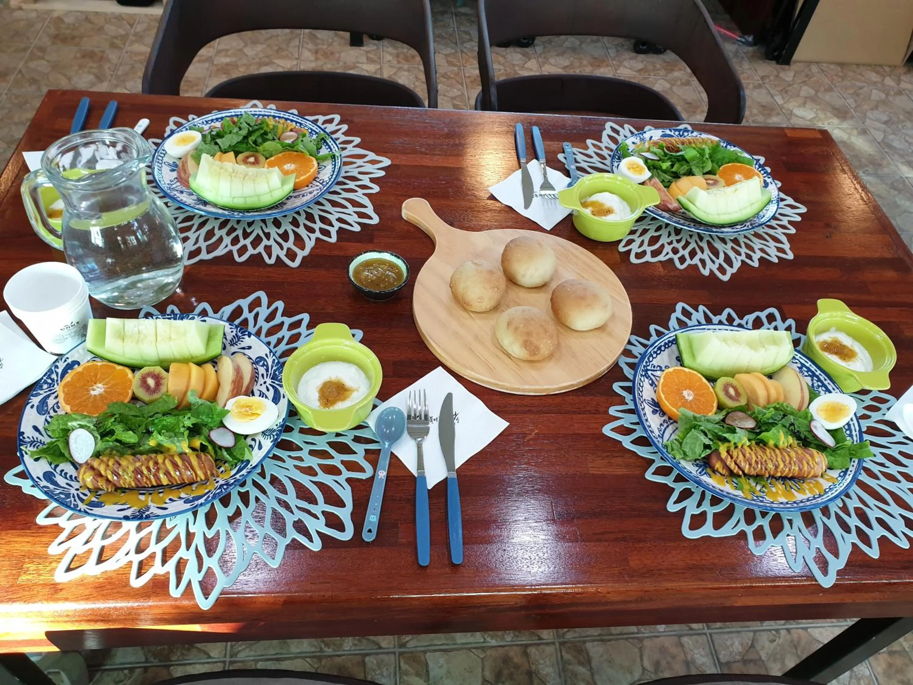 Breakfast in Wind Jeju Cafe & Pension