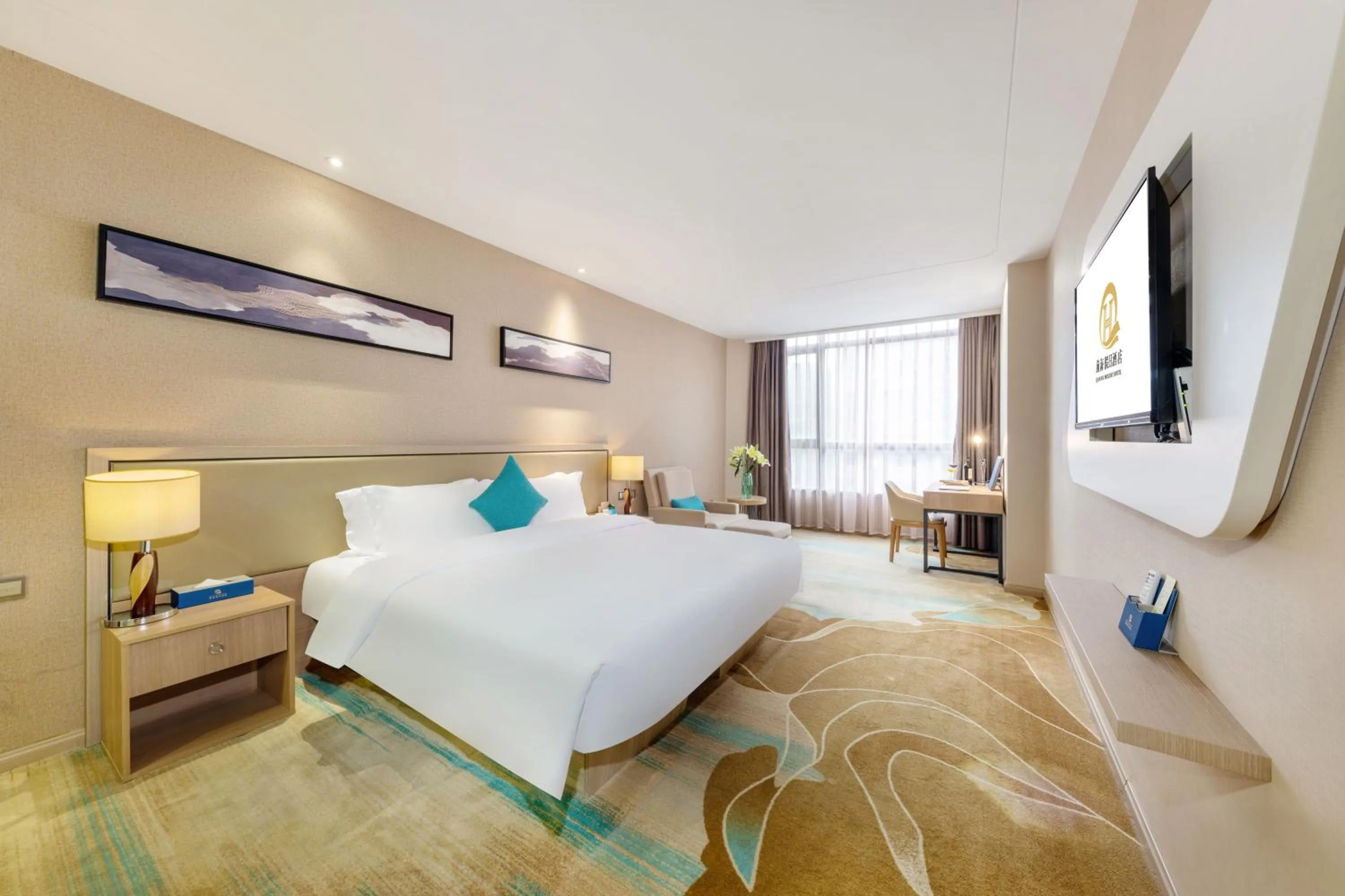 Bedroom, Bed in Qianhai Holiday Hotel