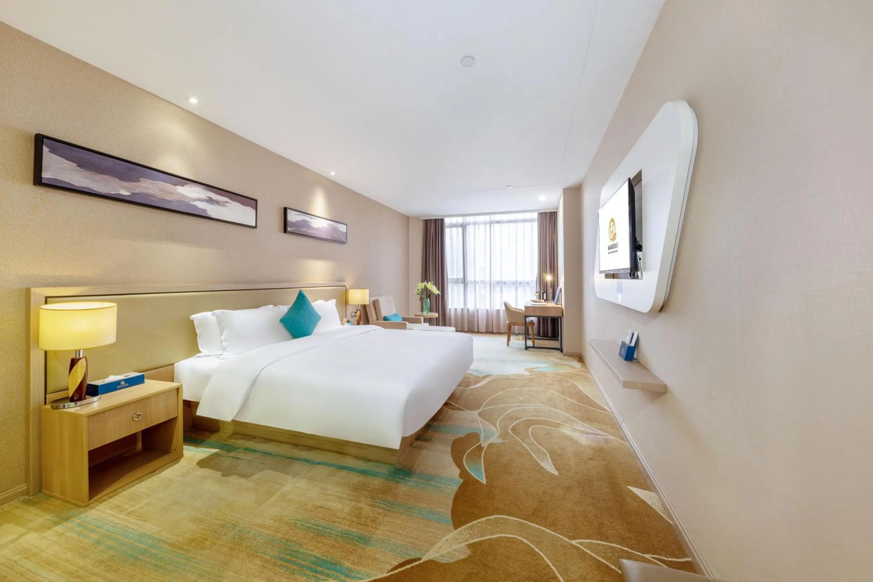 Bedroom, Bed in Qianhai Holiday Hotel