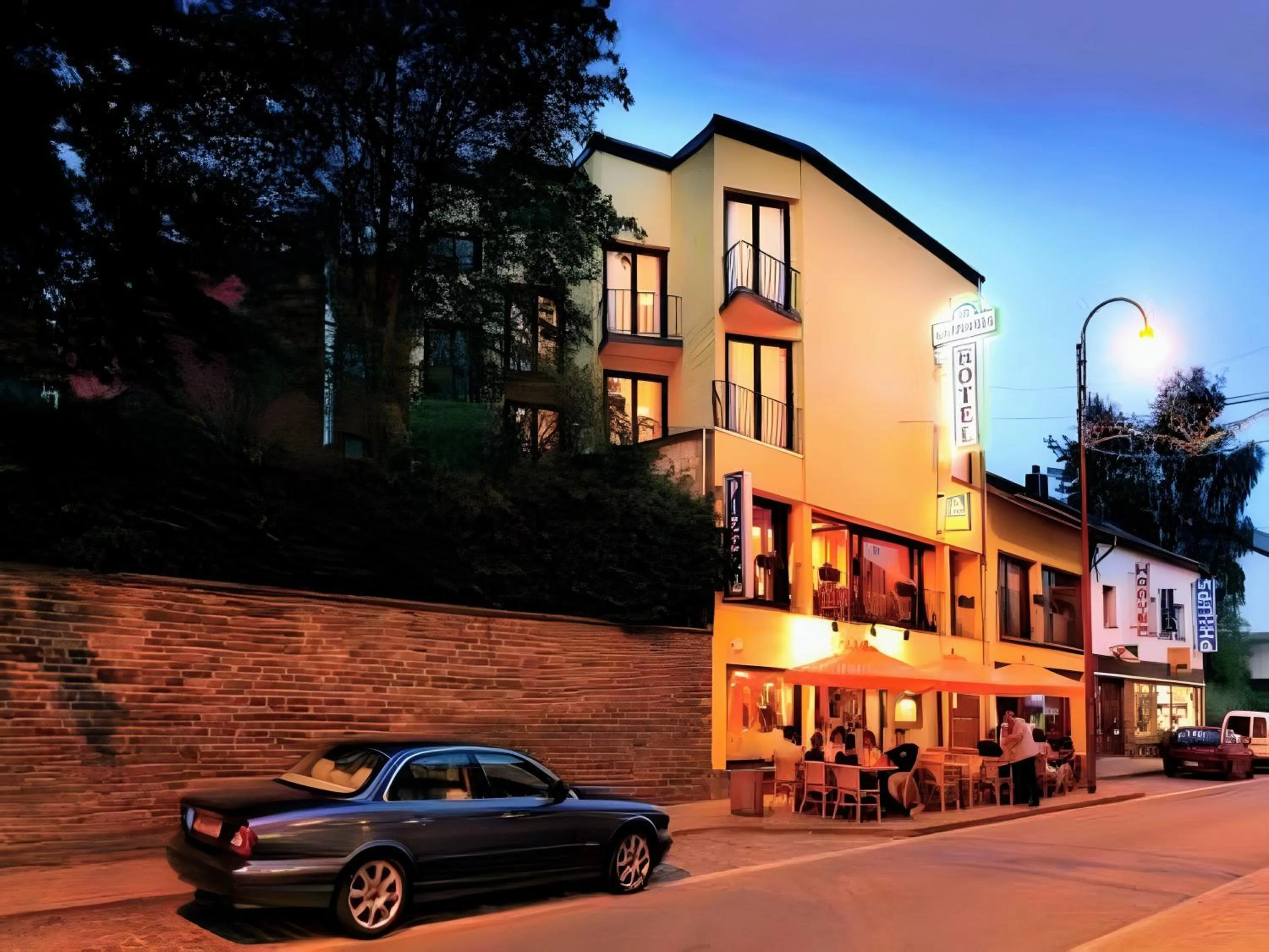 Property building in Hotel Myrtilles