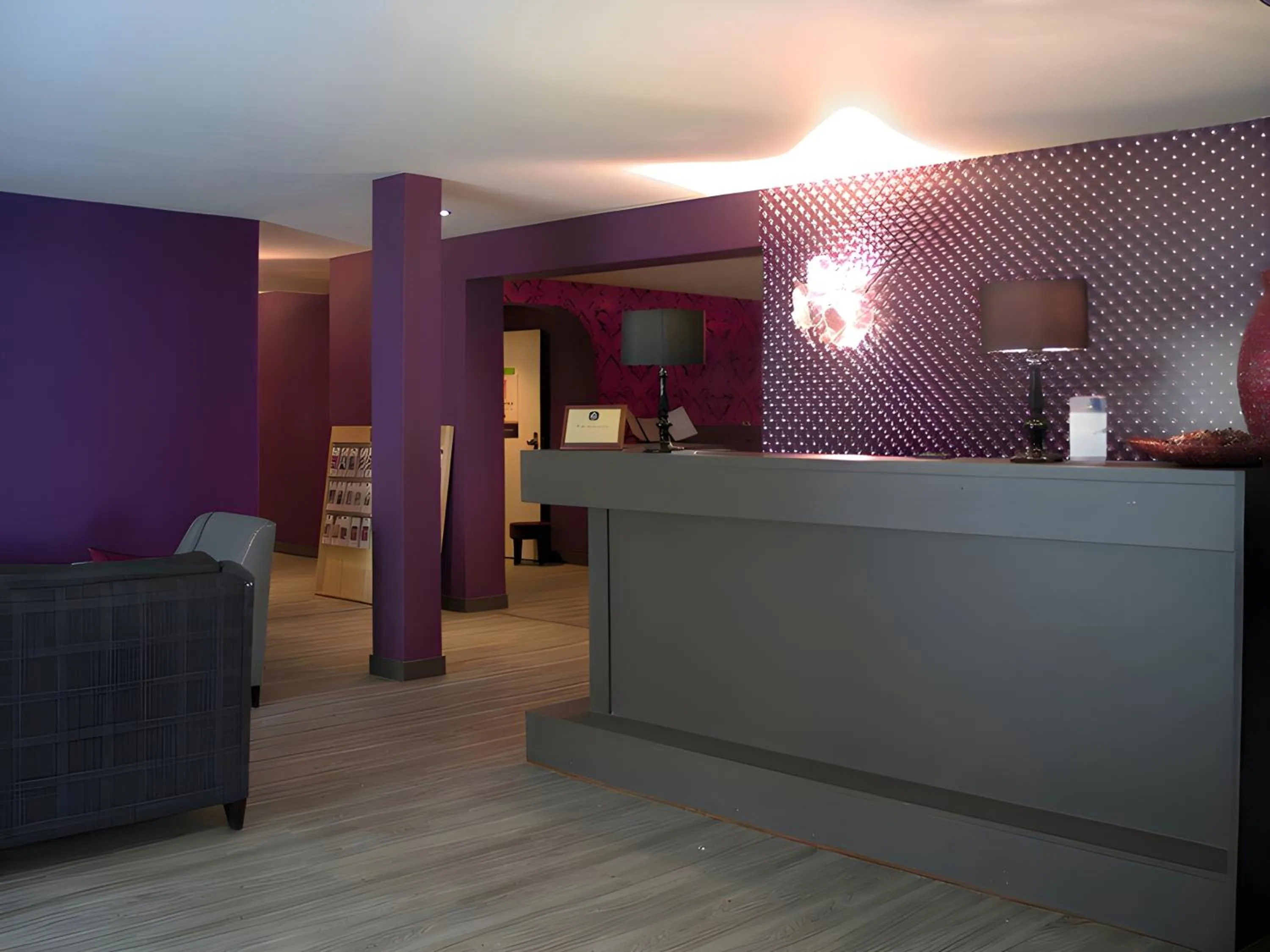 Lobby or reception in Hotel Myrtilles