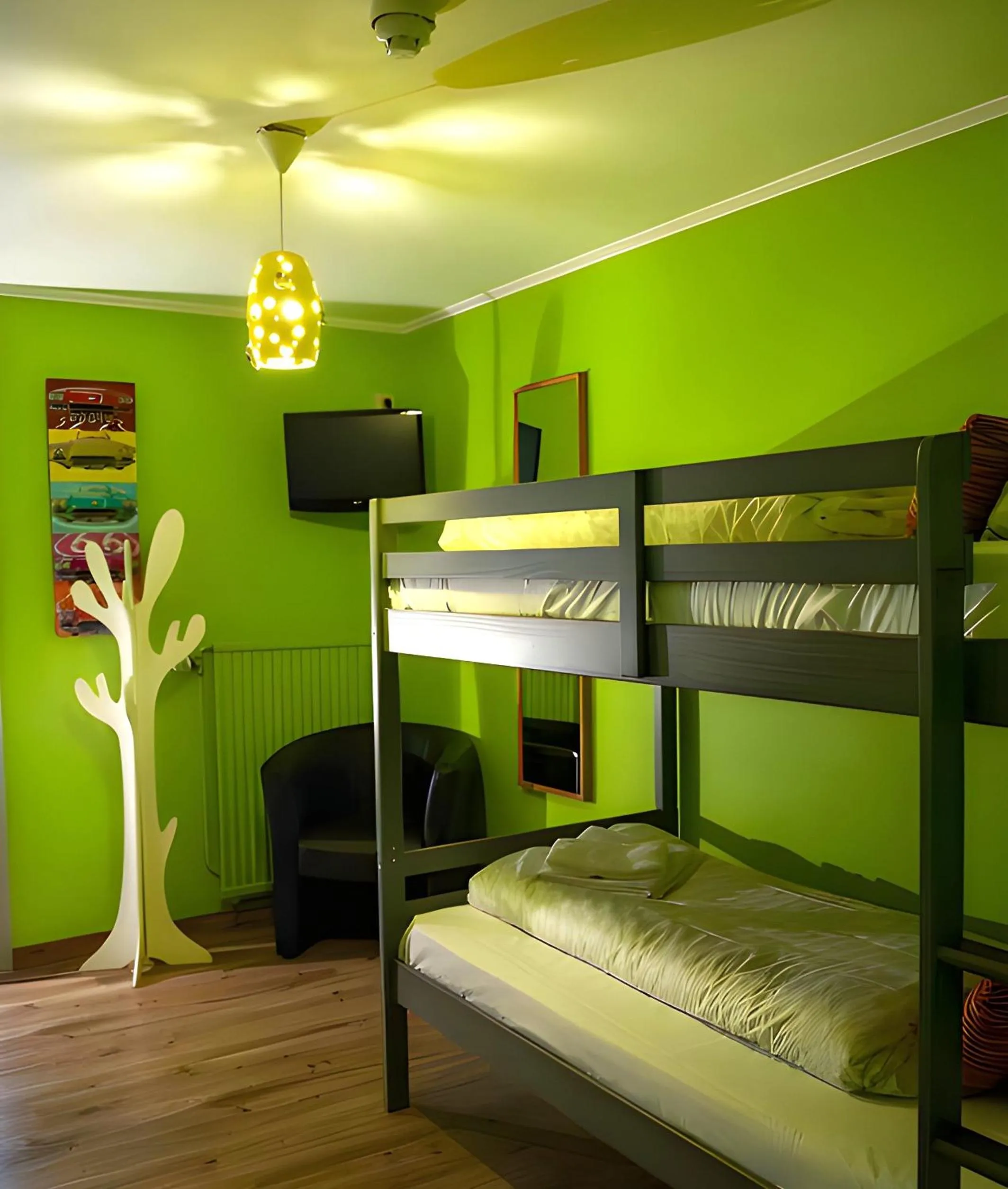 Bed in Hotel Myrtilles