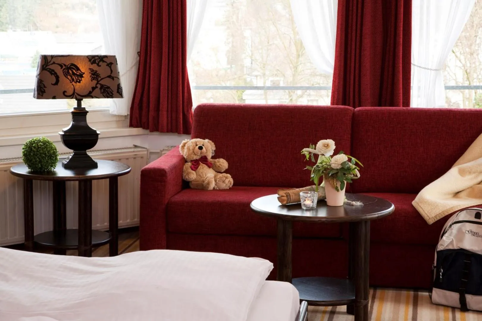 Decorative detail, Bed in Göbel's Gästehaus Hotel am Park