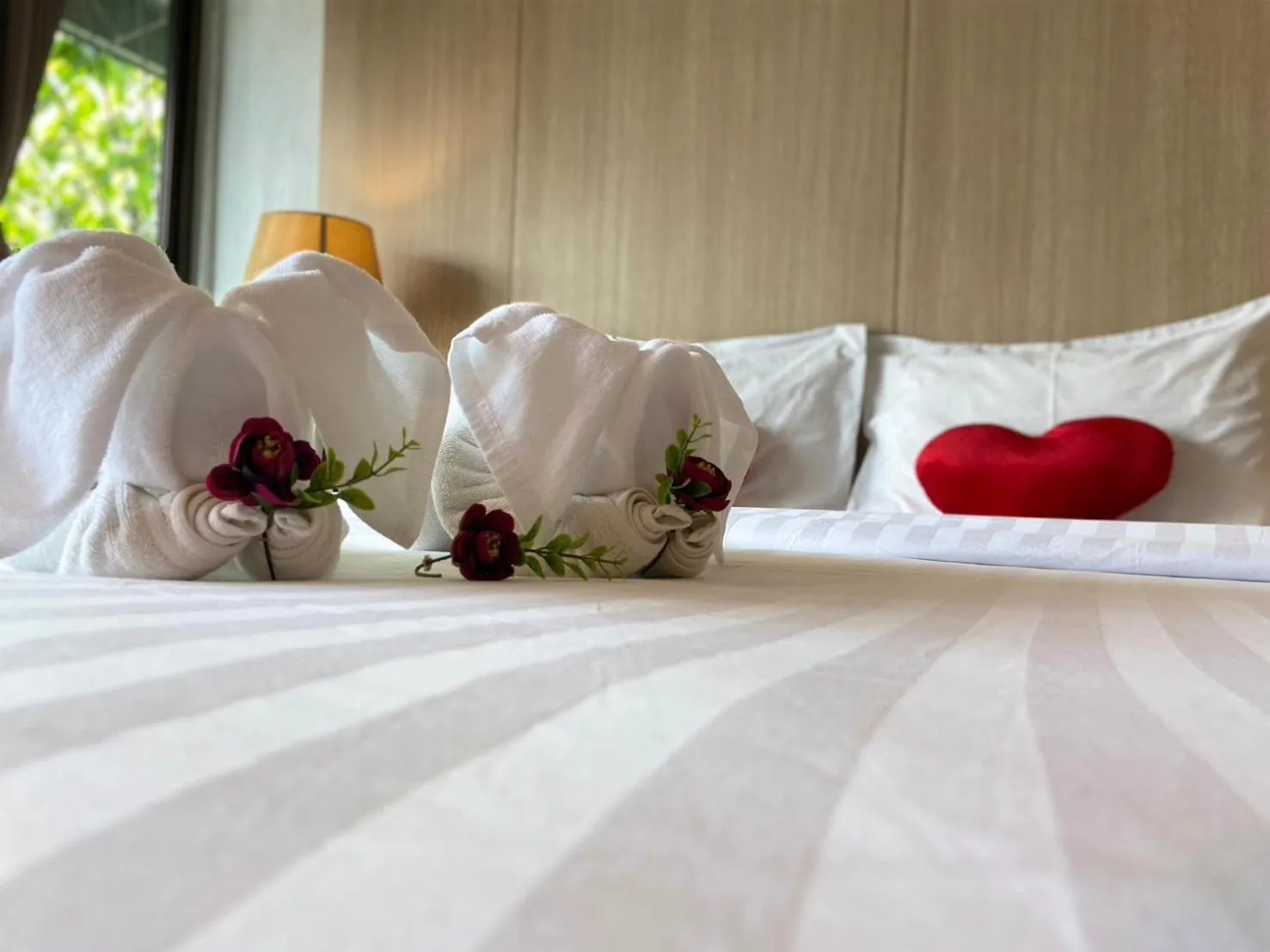 Bed in A Plus Deluxe Hotel